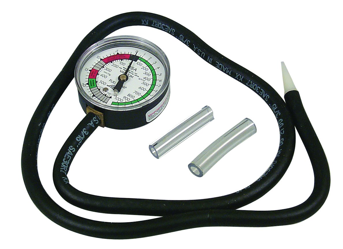 Lisle 20300 Vacuum Gauge and Fuel Pump Tester Kit - Professional Automotive Diagnostic Tool for Engine Performance Testing, Fuel System Check - Perfect for Mechanics, DIY Car Repair & Maintenance