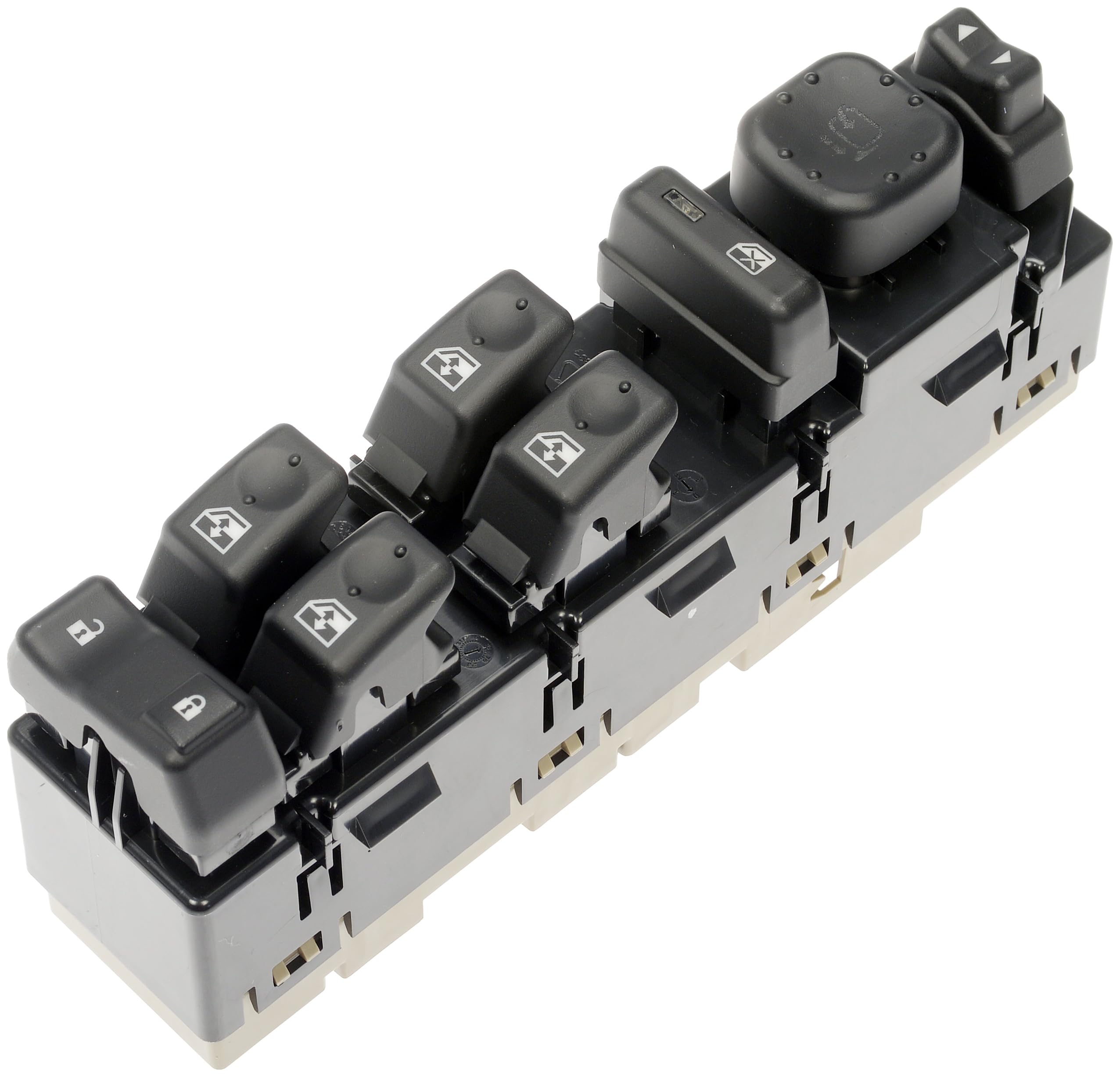 Dorman 920-020 8-Button Front Driver Side Master Window Switch Assembly - Compatible with Cadillac, Chevrolet, GMC Vehicles | Replacement for Power Window Controls | Perfect for Truck & SUV Drivers