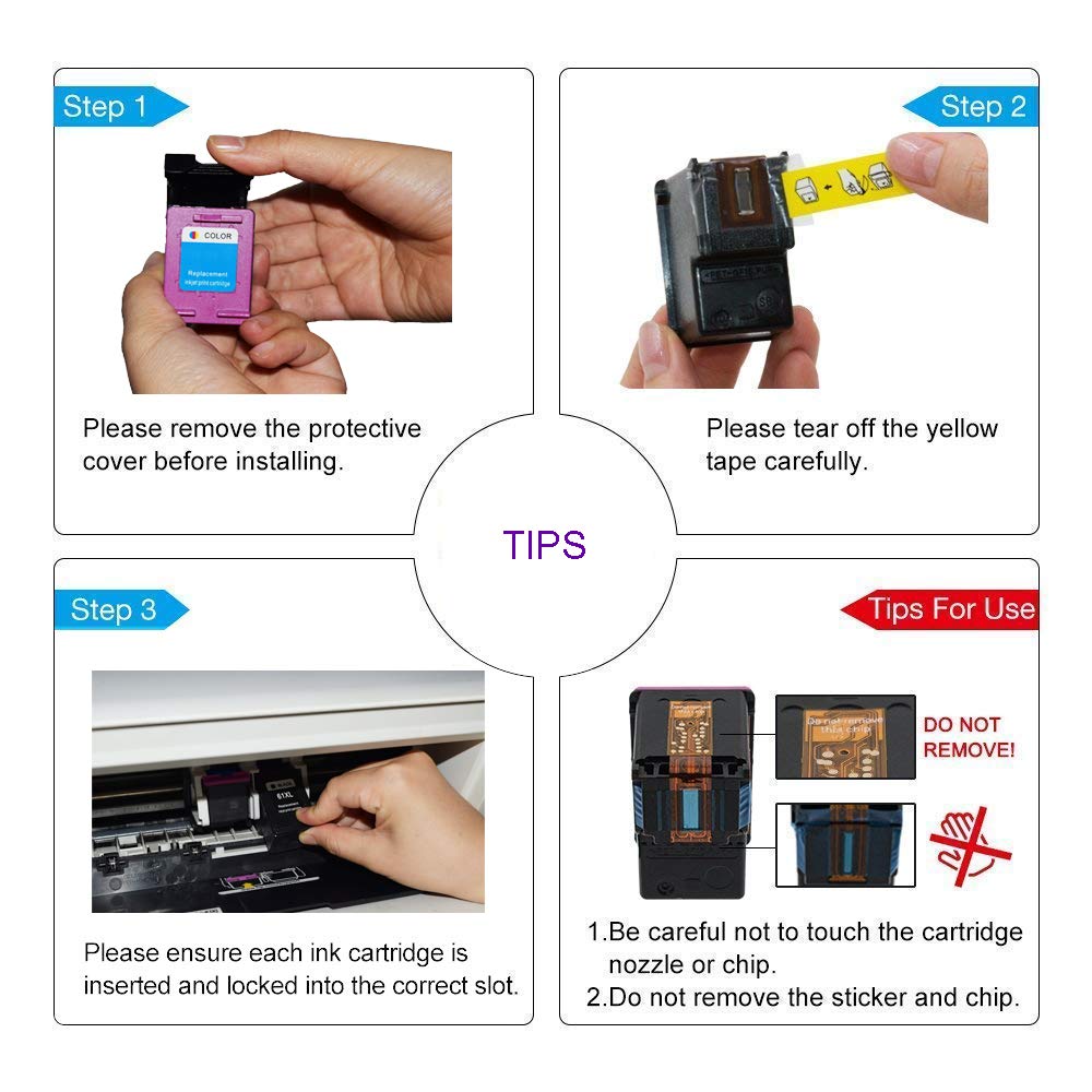 Remanufactured HP 63 XL High Yield Ink Cartridge Replacement - Compatible with HP Envy 4520/4512, Officejet 4655/3830/4650, Deskjet 2130/3632/3636 Printers (2 Black 2-Pack) - Perfect for Home Office Printing & Document Scanning