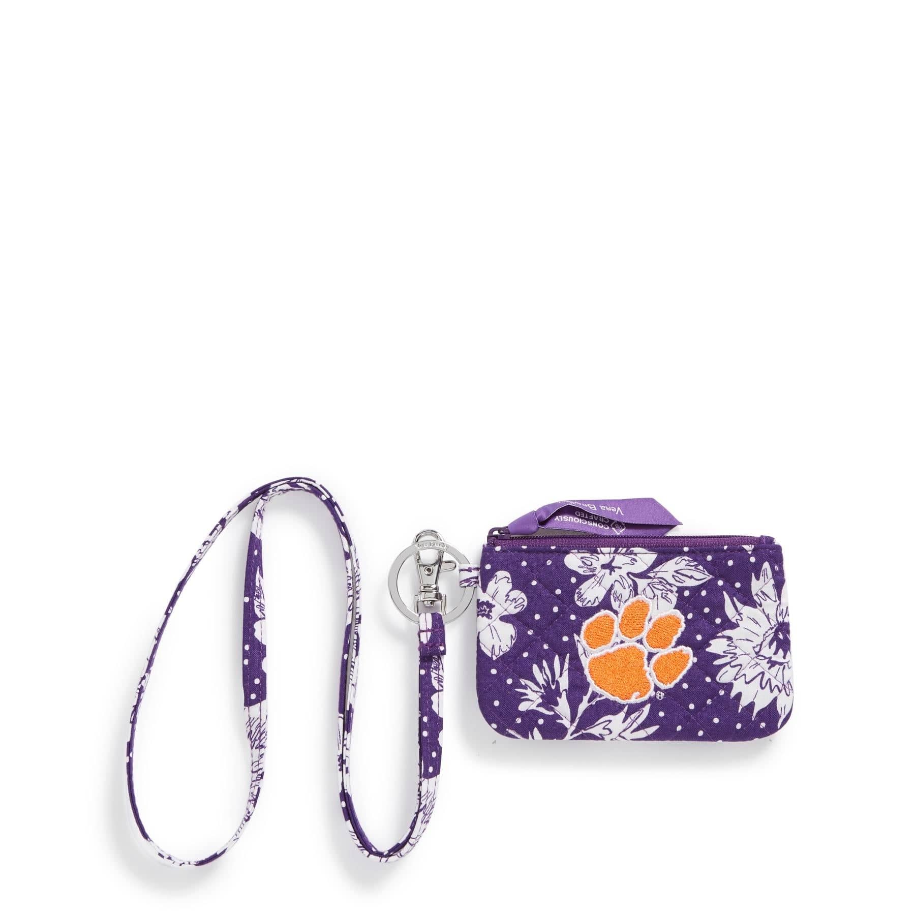 Collegiate Zip ID Lanyard - Durable School ID Badge Holder with Zipper Pocket for Keys & Cards - Perfect for Students, Teachers & Campus Security
