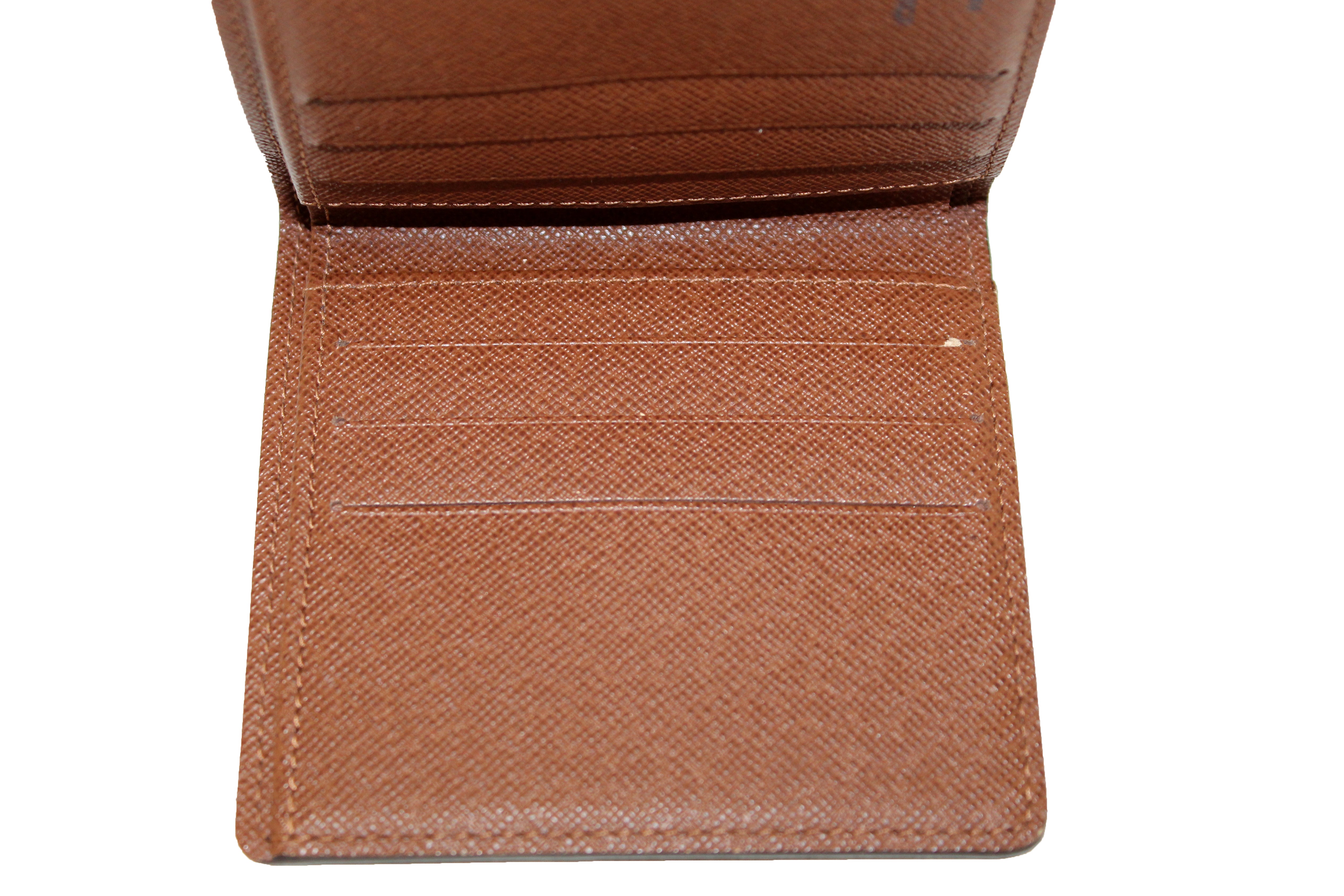Authentic Louis Vuitton Classic Monogram Men's Wallet - Genuine Leather Billfold for Men | Perfect Gift for Dad, Husband & Business Professionals | Everyday Carry & Luxury Fashion Accessory