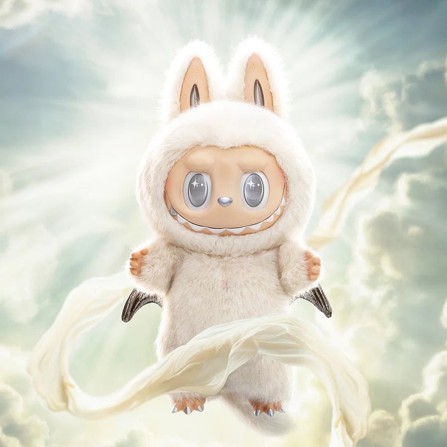 POP MART THE MONSTERS ANGEL IN CLOUDS ZIMOMO 58cm Vinyl Plush Doll - Cute Collectible Figure for Home Decor, Gift & Anime Fans