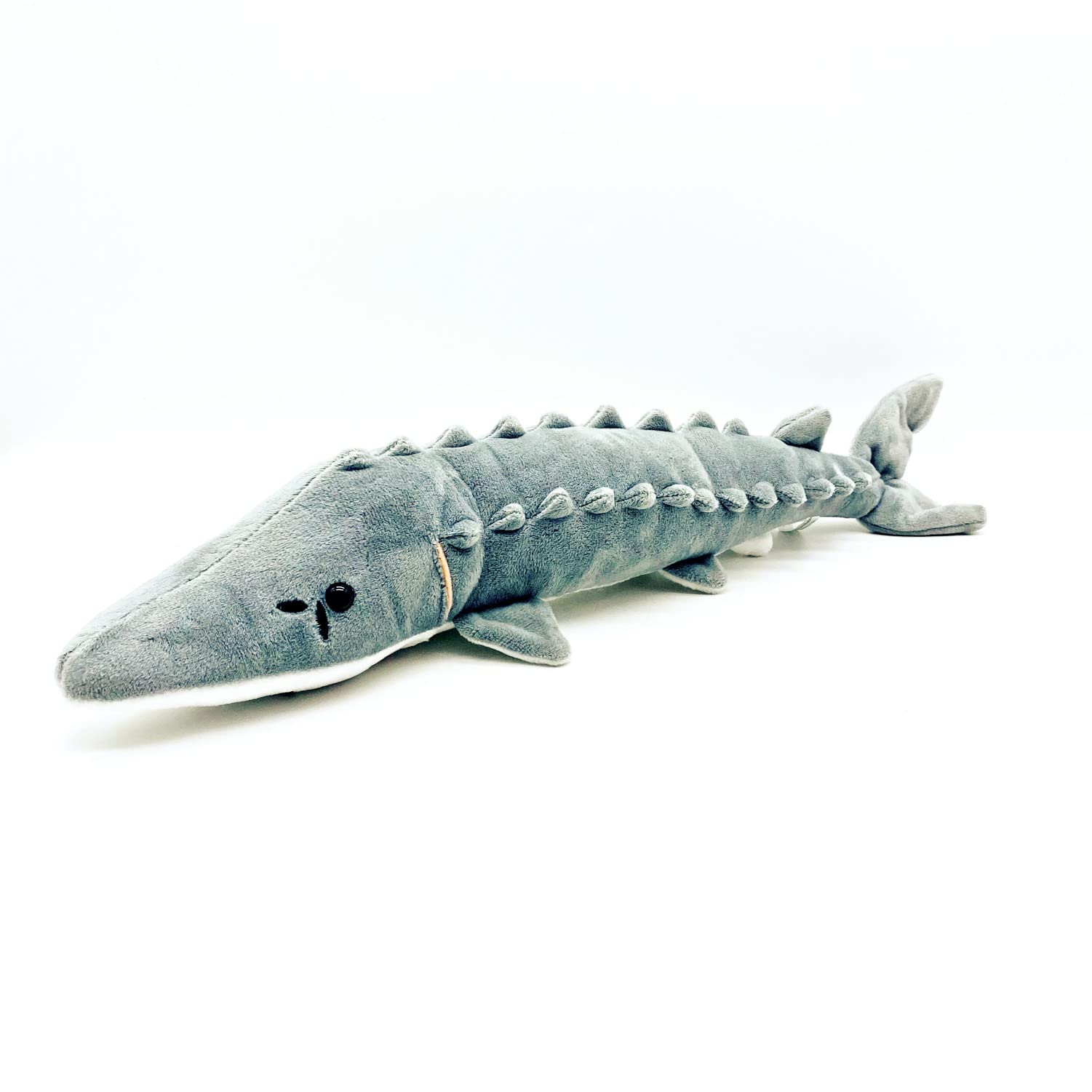 TAMMYFLYFLY Chinese Sturgeon Plush Toy - Soft Stuffed Animal Doll, Cute Sea Creature Plushie for Kids Bedroom Decor, Ocean Themed Nursery Gift