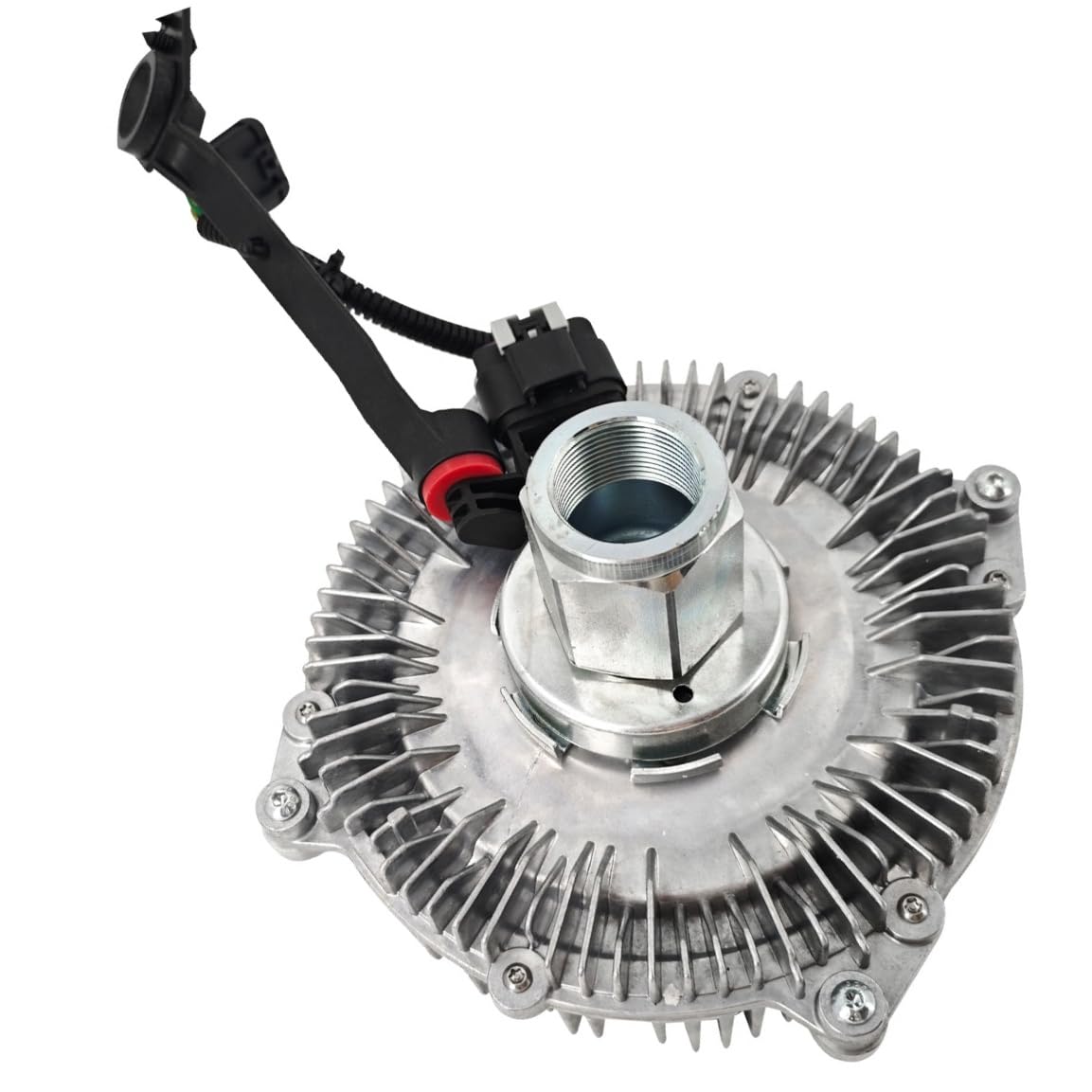 Heavy Duty Engine Cooling Fan Clutch Assembly Replacement for Chevy Silverado 2500 HD/3500 HD & GMC Sierra 2500/3500 HD 6.6L (2017-2019) - OEM# 84013368 - Perfect for Off-Roading, Towing & Extreme Weather Conditions
