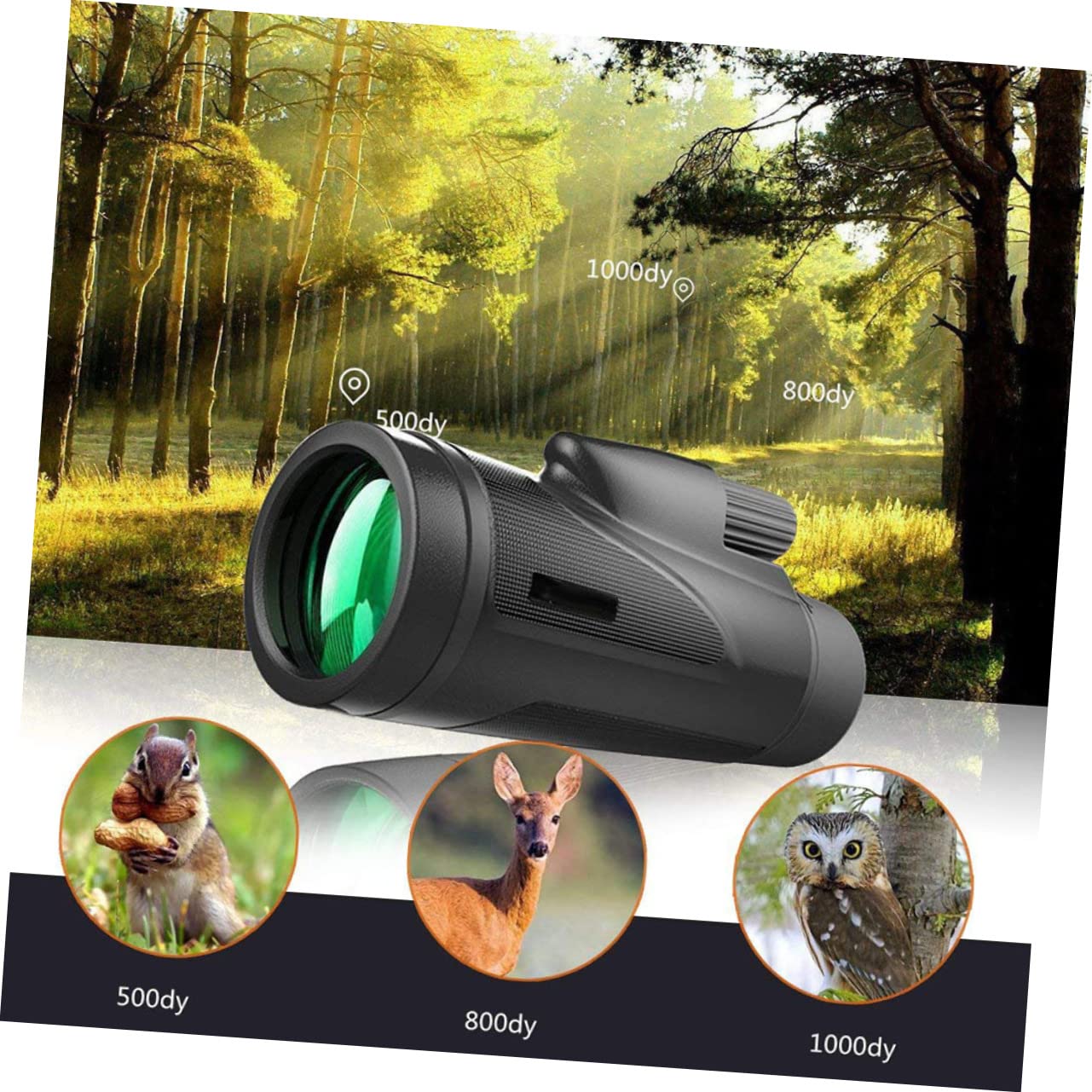 Veemoon 12x50 High Power Binoculars for Bird Watching, Hunting & Outdoor Adventures - Compact & Lightweight with Tripod Stand - Perfect for Adults, Kids & Teens - Ideal for Hiking, Camping & Wildlife Observation