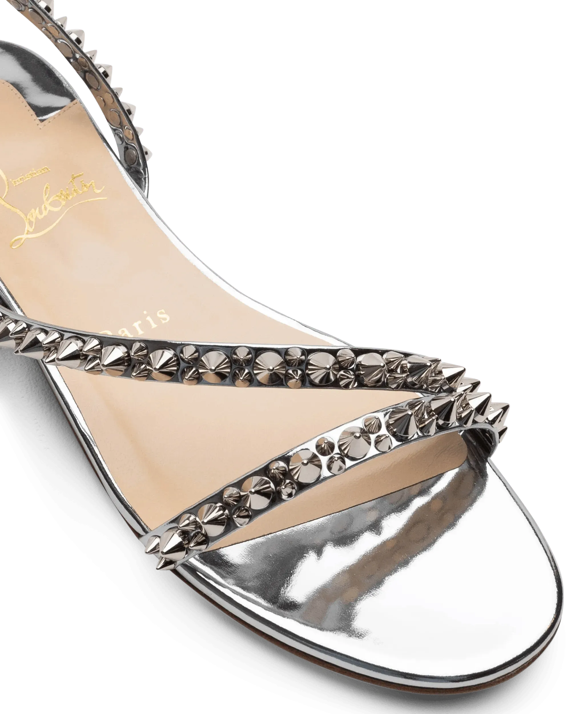 Mafaldina Spikes Flat Sandals for Women - Stylish Comfortable Summer Beach Slides with Metallic Studs | Perfect for Vacation, Poolside, and Casual Outings