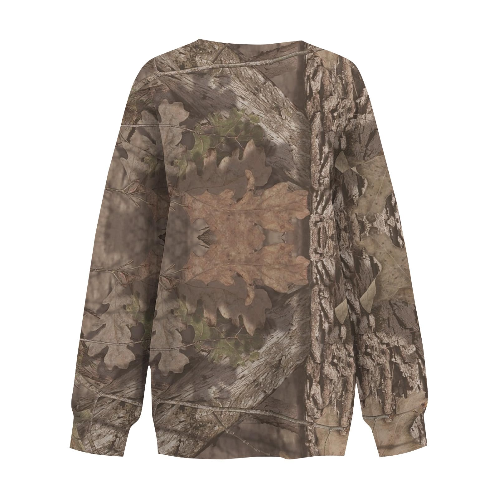 YUTANRAL Women's 2 Piece Lounge Set - Soft Crewneck Sweatshirt & High Waisted Sweatpants with Pockets - Camo Hoodie Outfit - Perfect for Home, Yoga, Gym & Casual Wear