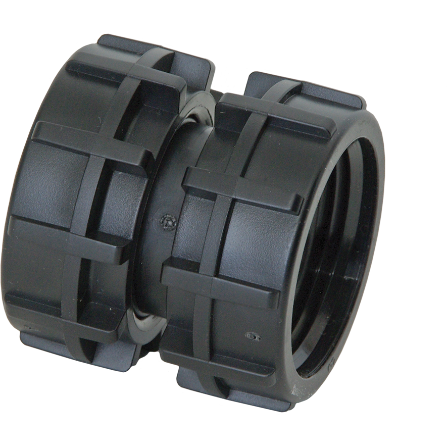 Hydro Rain HRM 100 UU CP Female Buttress Thread Swivel Coupling - Durable Irrigation Fitting for Garden, Lawn & Agricultural Water Systems