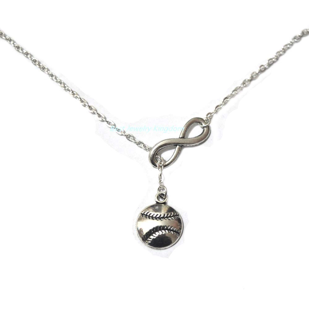 Infinity Baseball & Softball Jewelry Gift for Mom - Elegant Everyday Charm Necklace for Baseball Lovers, Sports Moms & Coaches - Perfect for Games, Birthdays & Mother's Day