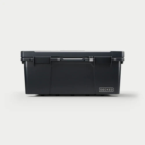 DECKED Sixer 16 D CO Storage Case - Waterproof Tool Organizer for Truck Beds, Camping Gear & Work Equipment - Perfect for Outdoor Adventures & Job Sites