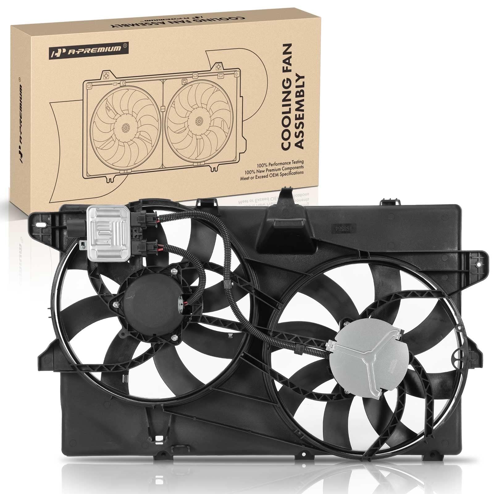 Premium Engine Radiator Cooling Fan Assembly for 2007-2014 Ford Edge & 2007-2012 Lincoln MKX - Direct Replacement for OEM# 9T4Z8C607A - Perfect for Overheating Prevention & Engine Cooling System Repair