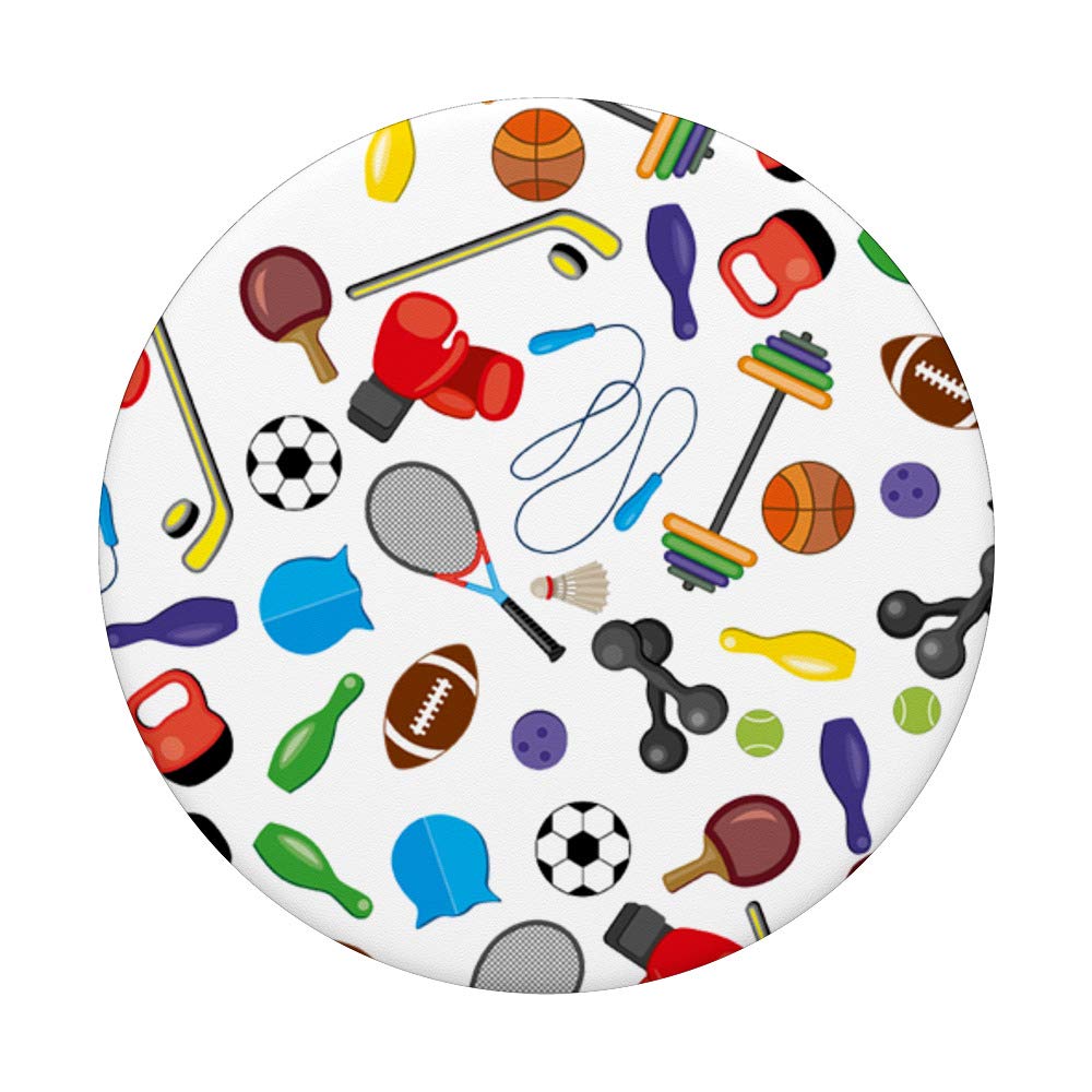 Sport Gear & Team Game Essentials - Swappable PopSockets PopGrip for Phones & Tablets | Perfect for Sports Fans, Players & Mobile Gaming Enthusiasts