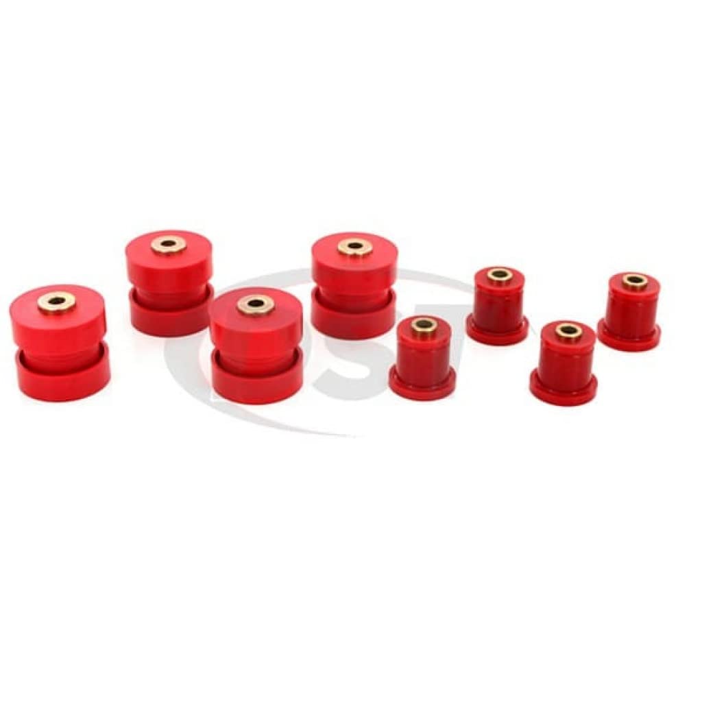 Energy Suspension 5.3140R Red Control Arm Bushing Set for 2008-2010 Dodge Challenger | Improves Handling & Ride Comfort | Perfect for Street Performance & Track Racing