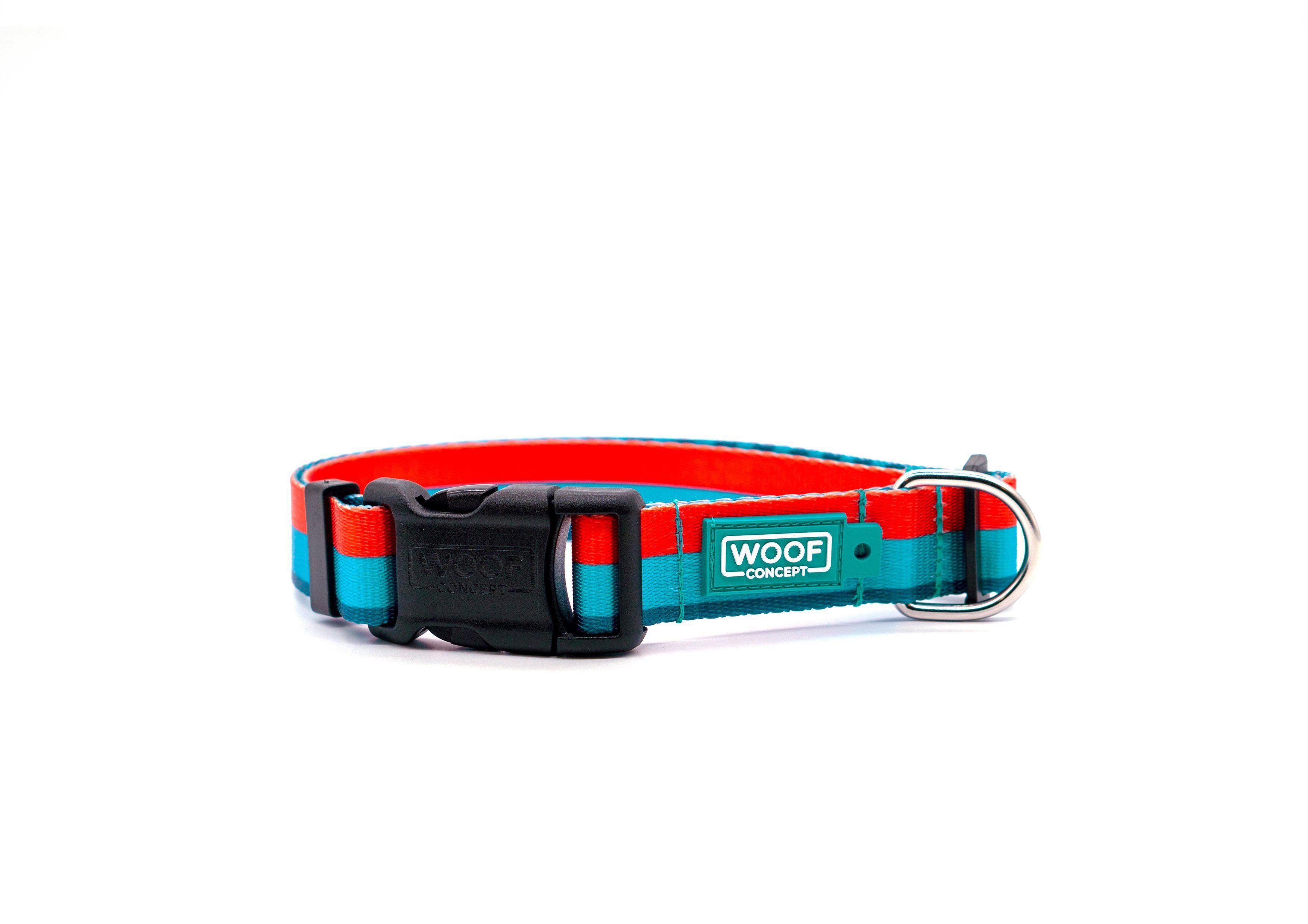 Ikonic Dog Collar - Adjustable Nylon Pet Collar with D-Ring for Leash, Reflective Stitching for Night Safety - Perfect for Walking, Training & Outdoor Adventures