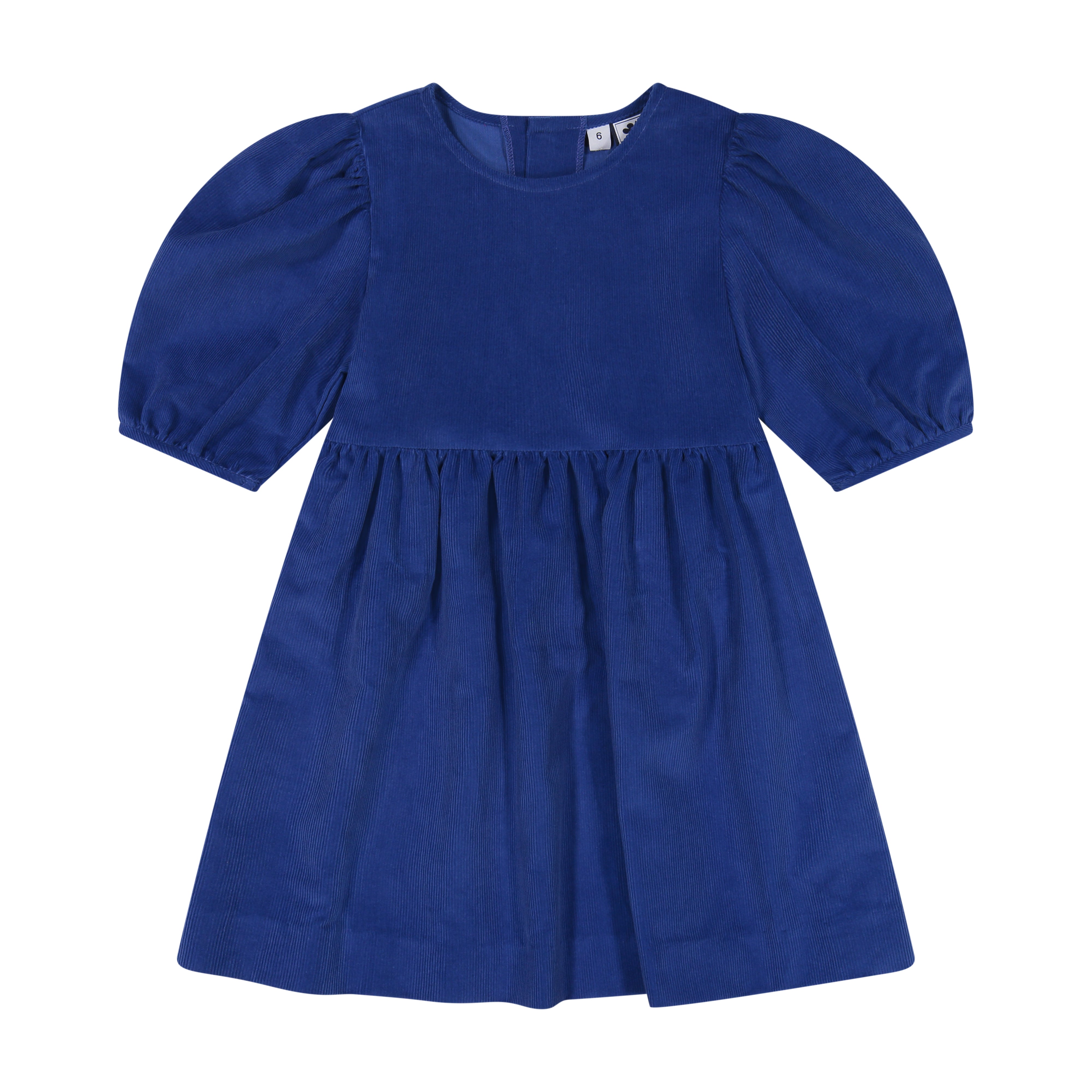 Nellie Girls' Soldier Blue Corduroy Dress - Perfect for School, Parties & Holiday Outfits