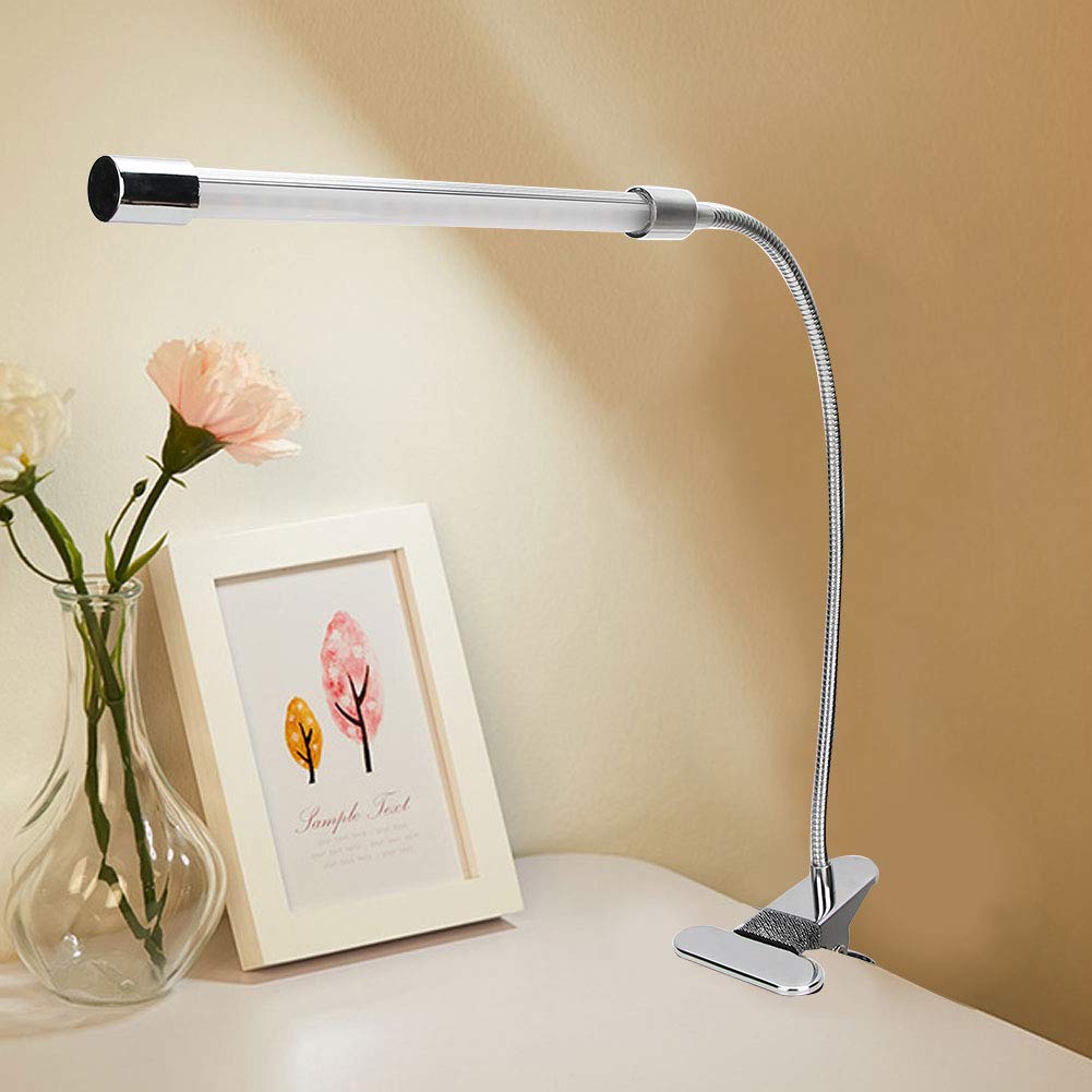 LED Desk Lamp with Eye Protection - Clip-On Study Light for Reading, Nail Art, Tattoo & Beauty | Perfect for Home Office, Salon & Dorm Room
