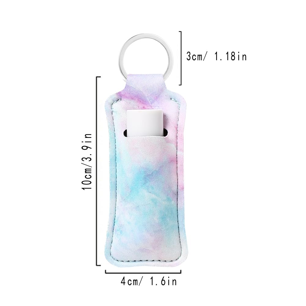 Cute COOKOOKY Lip Balm Keychain Holder with Clip - Portable Chapstick Holder for Keys, Purse & Backpack - Perfect for Outdoor Activities, Travel & Daily Use