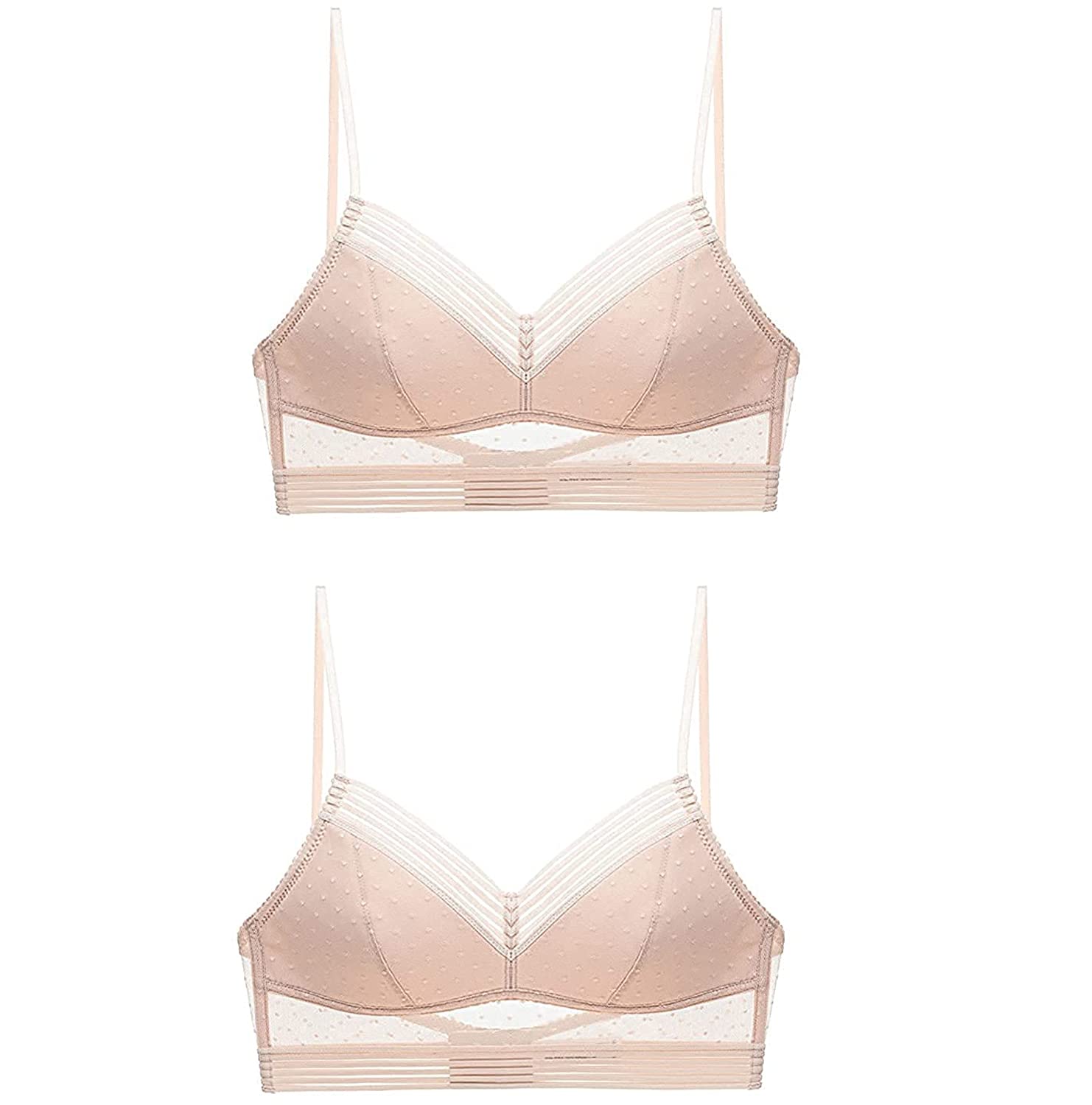 Starry Wireless Lace Bra - Low Back Push Up Lace-u-Back Lifting Bra for Women | Comfortable & Supportive | Perfect for Evening Dresses, Backless Outfits & Special Occasions
