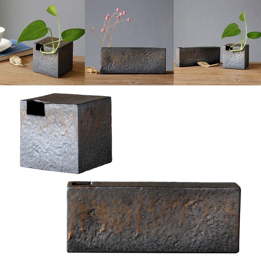 Kesoto 2-Pack Ceramic Vases - Modern Flower Pots for Home Office, Hotel & Bedroom Decor - Perfect for Floral Arrangements and Interior Design