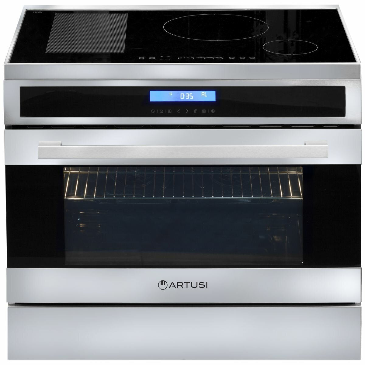 Artusi 90cm Freestanding Induction Oven with 5 Burner Stove - CAFI95X - Perfect for Modern Kitchens & Professional Cooking