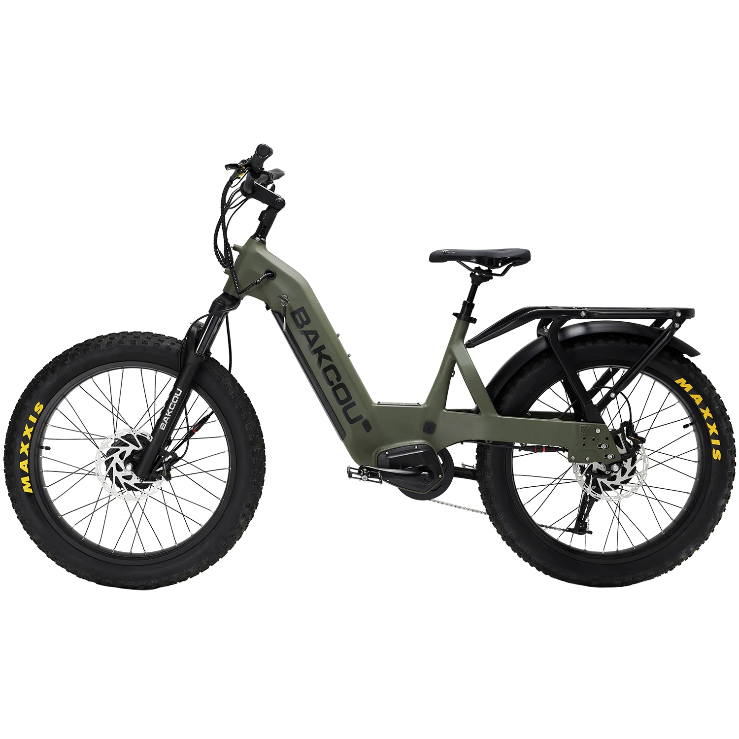 Bakcou Kodiak AWD SD 26 Electric Bike - 750W Powerful Motor, 26