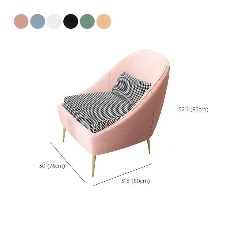 Comfortable Armless Upholstered Chair for Living Room - 31.5