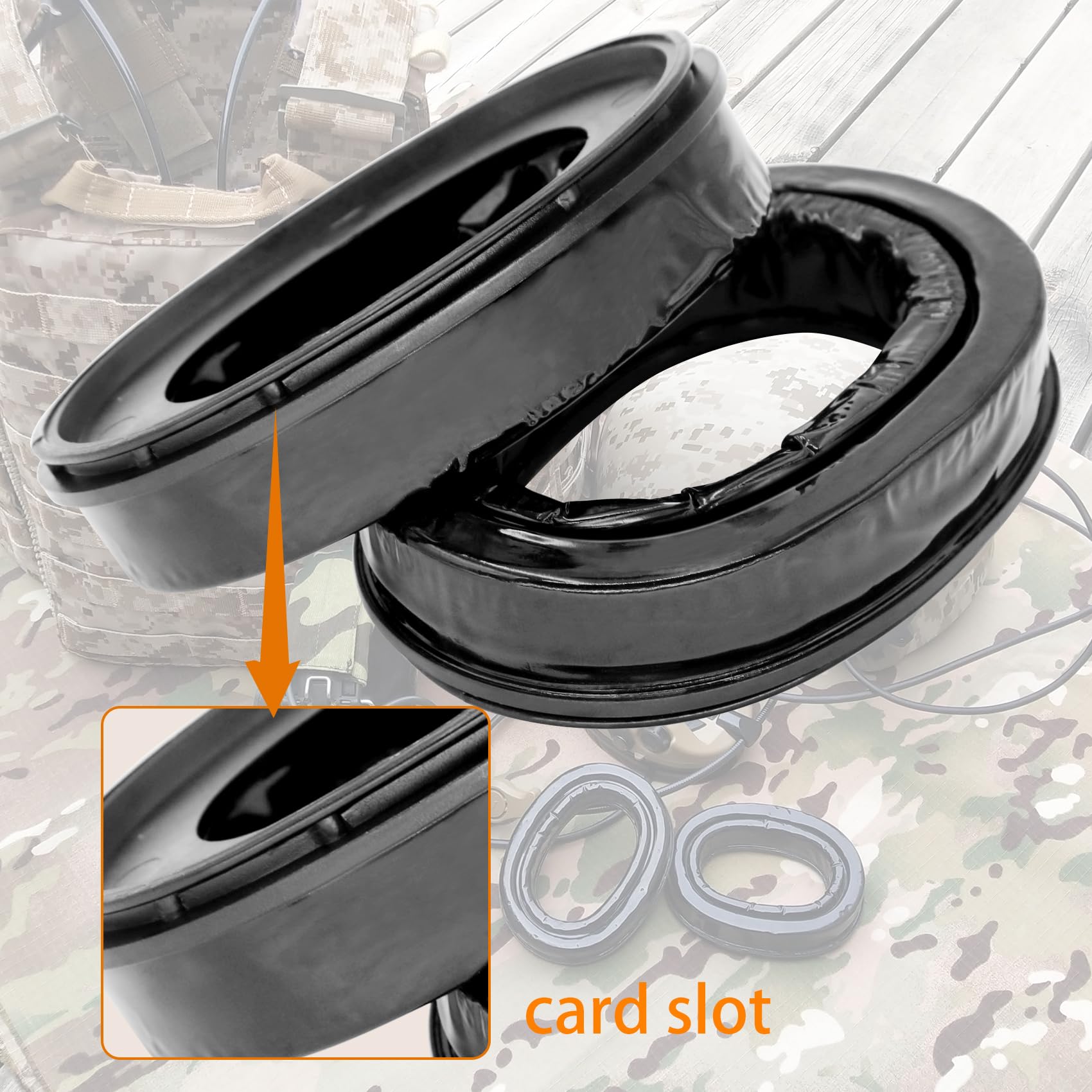 Premium Silicone Gel Earpads for MSA SORDIN Headsets - Comfortable Noise Cancelling Hearing Protection Ear Cushions - Ideal for Shooting Ranges, Construction Sites & Industrial Work Environments