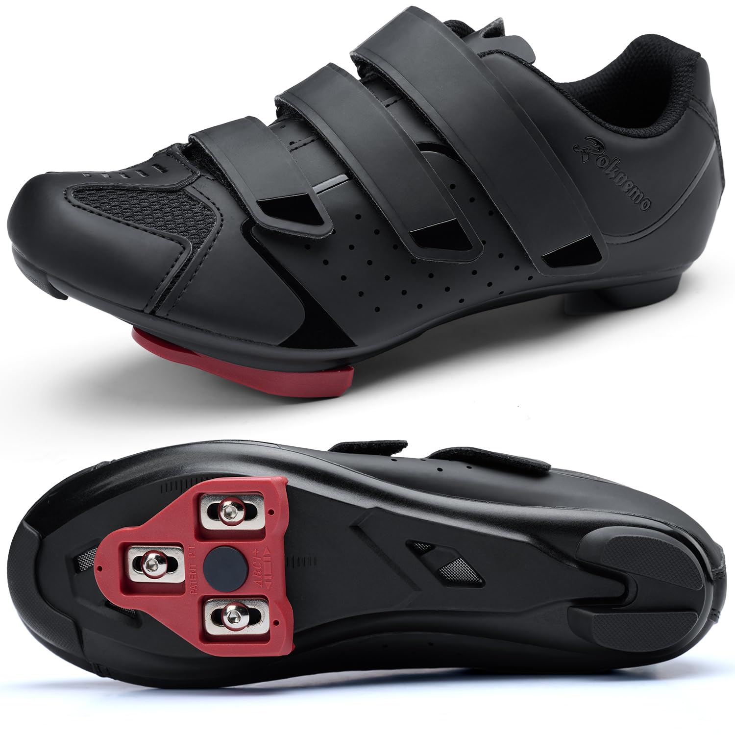 Men's & Women's SPD & Delta Compatible Cycling Shoes for Peloton Bike - Indoor & Outdoor Spin Bike Shoes with 3-Bolt Look Cleats - Perfect for Road Biking, Gym Workouts & Spin Classes