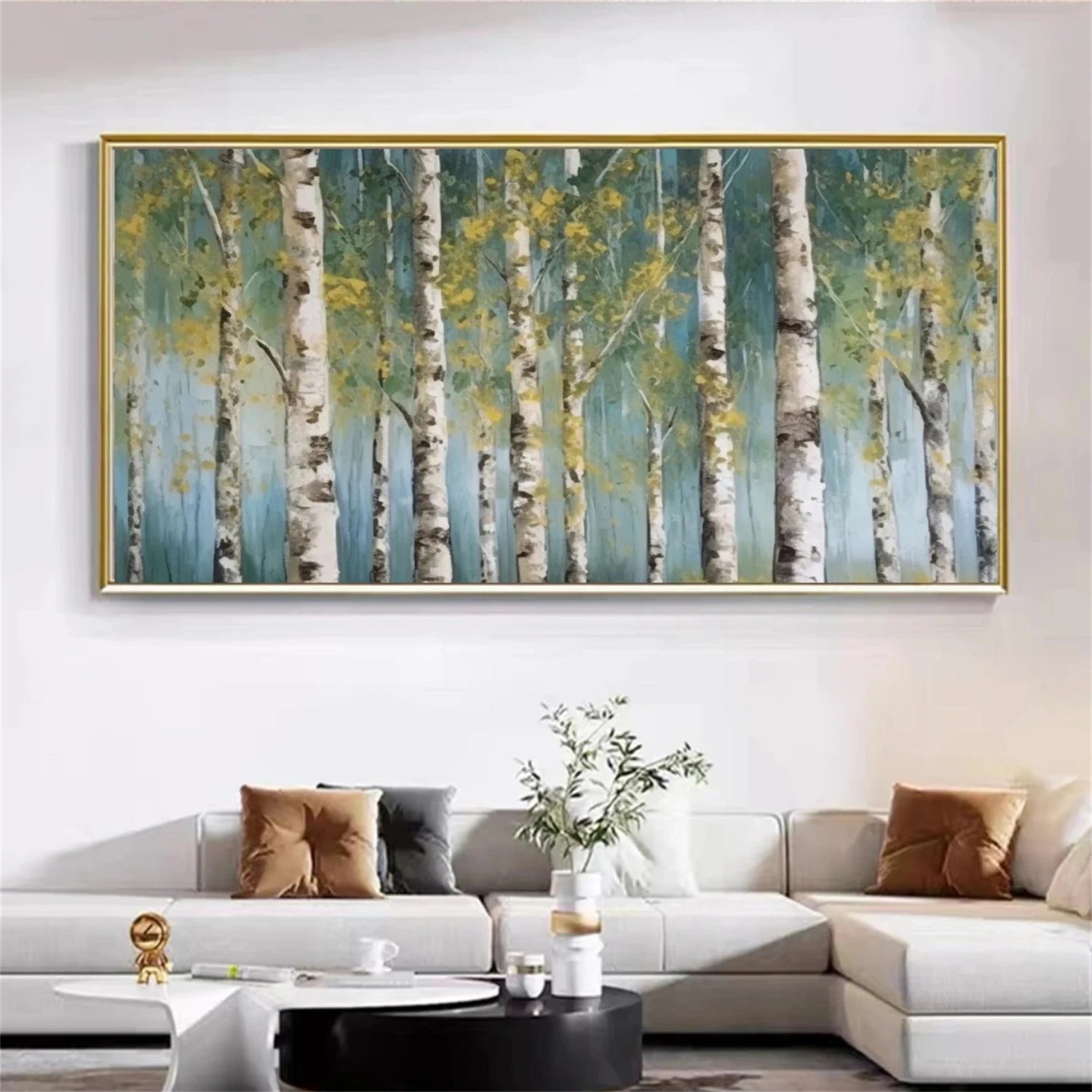 Flower and Tree Painting #FT114 - Handmade Canvas Wall Art for Home & Office Decor | Perfect for Living Room, Bedroom, or Gift