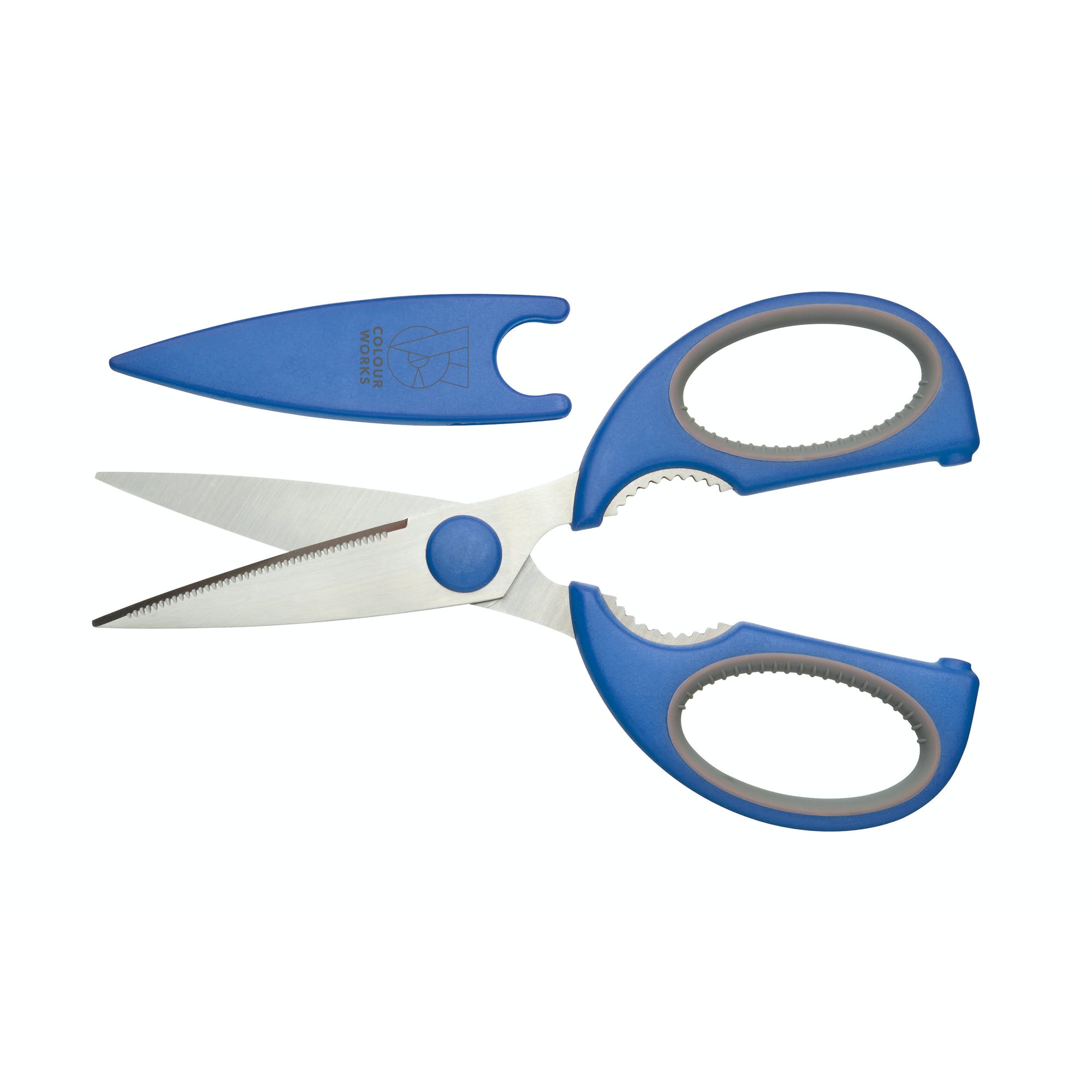 Premium Stainless Steel Kitchen Scissors - Heavy Duty Multi-Purpose Cooking Shears for Cutting Meat, Herbs, Poultry - Perfect for Food Prep, Crafting & Household Use