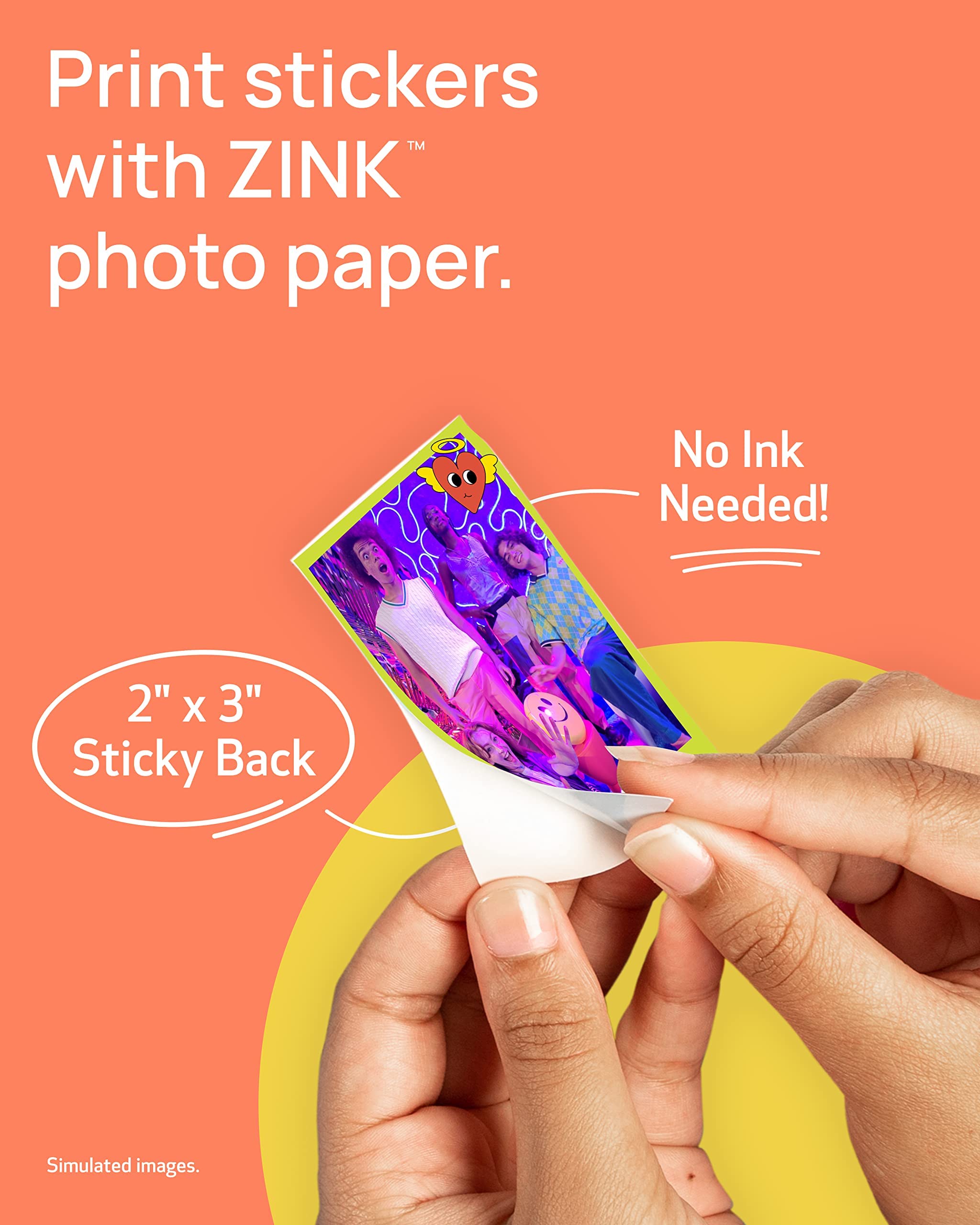 Canon Ivy 2 Mini Photo Printer - Wireless Portable Instant Printer for iPhone & Android, Sticky-Back Photo Prints in Blush Pink | Perfect for Travel, Scrapbooking & DIY Projects
