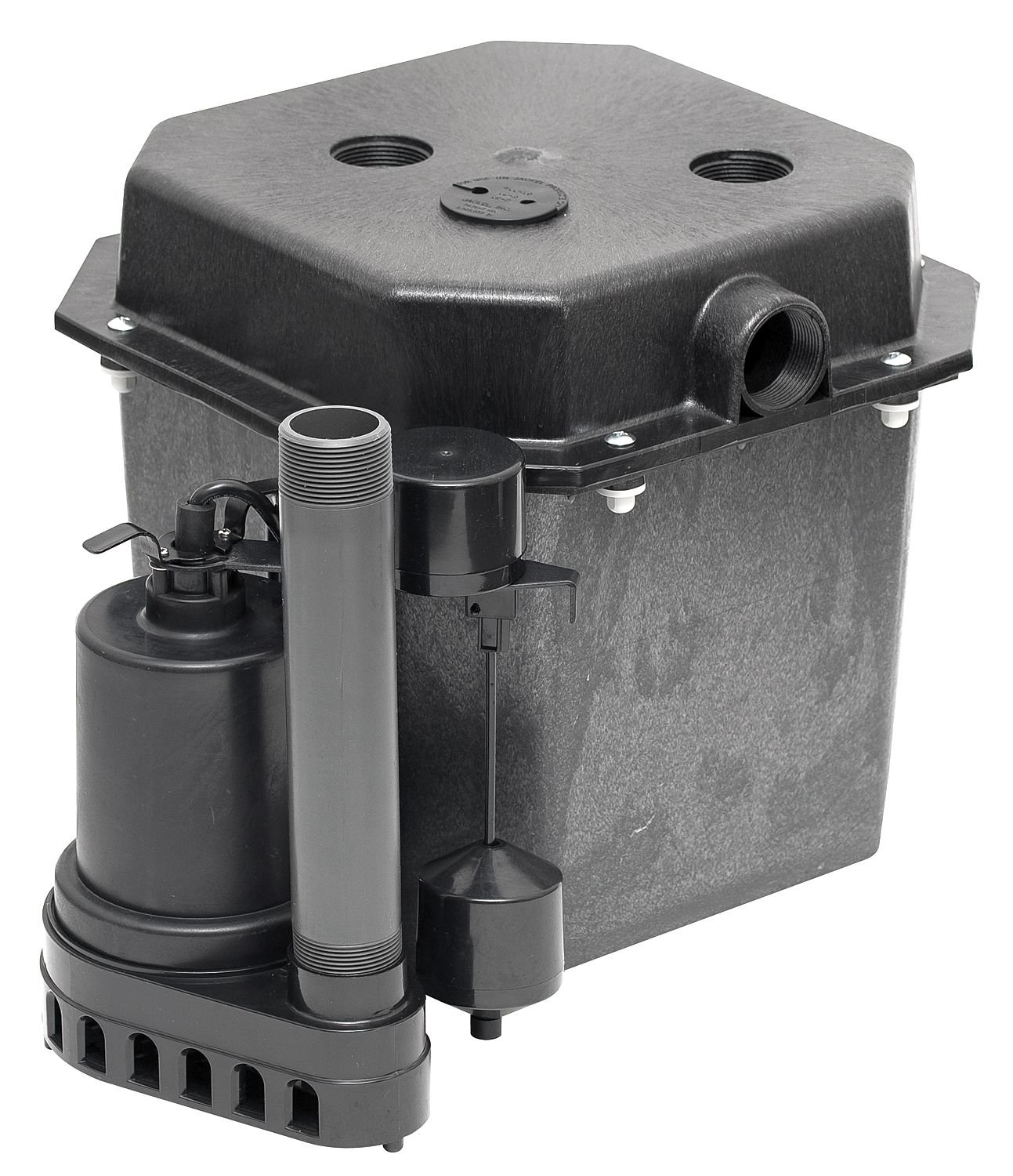 1/2 HP Thermoplastic Sink Pump System - Heavy Duty Drainage for Kitchen, Bathroom & Laundry Sinks