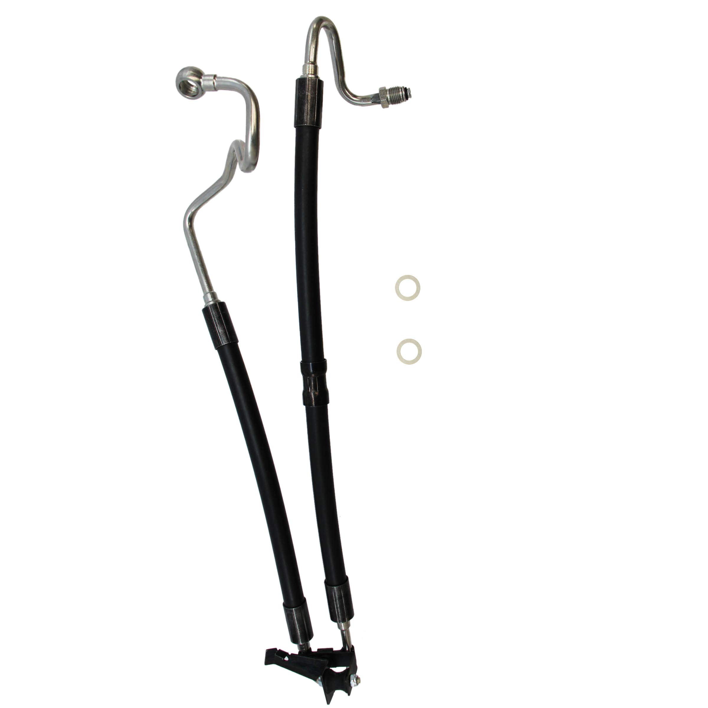 Rein PSH0100P Power Steering Hose Replacement - High-Performance Hydraulic Hose for Smooth Steering - Compatible with Ford, Chevy, Dodge - Perfect for Off-Roading, Towing & Daily Driving