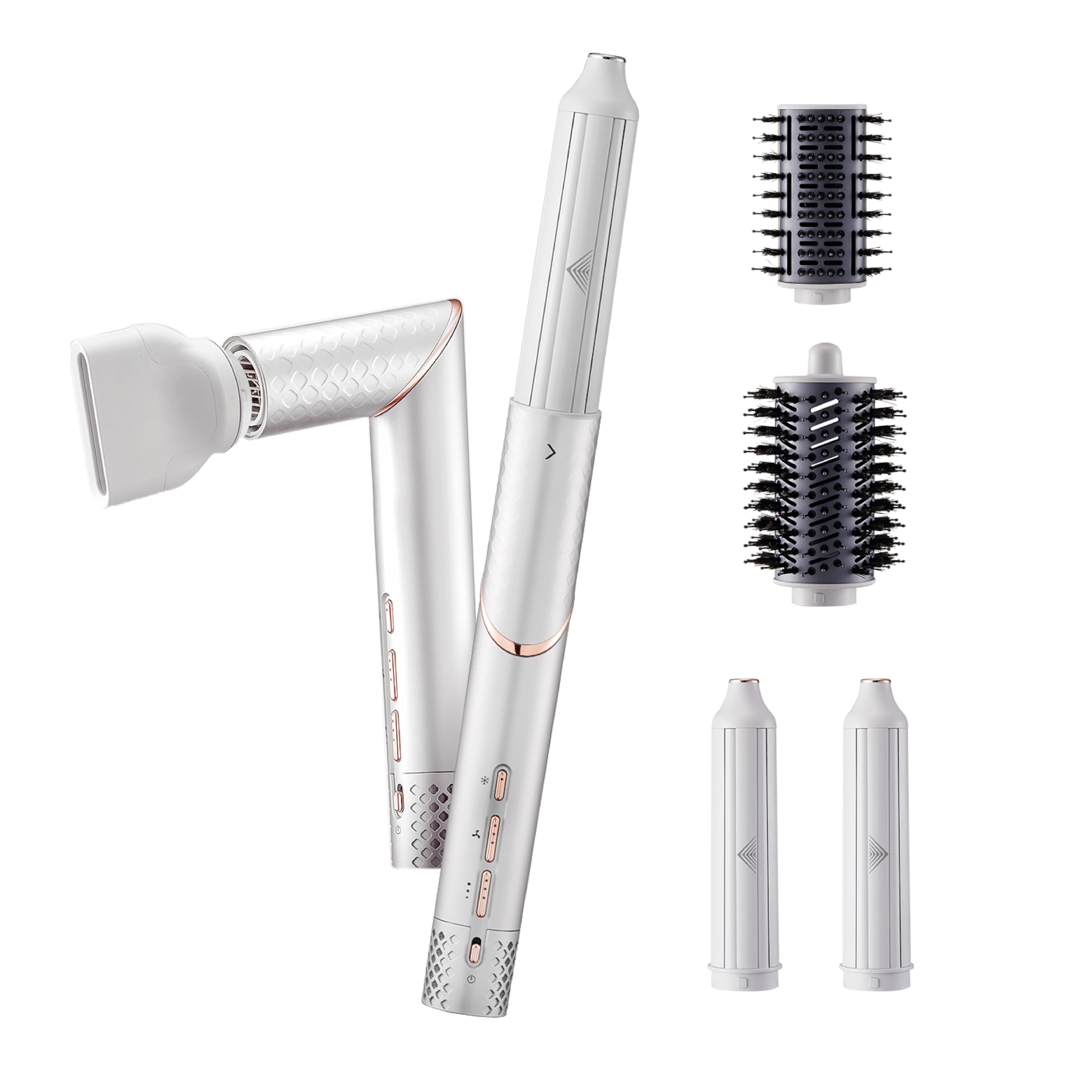 5-in-1 Flexible Styler Multi Air Wrap Hair Styler - Advanced High-Speed Hair Dryer with Tight Grip for Salon-Quality Styling at Home | Fast Drying, Heat Protection Technology | Perfect for Travel, Daily Use & Gifts | Create Waves, Curls & Straight Styles Effortlessly