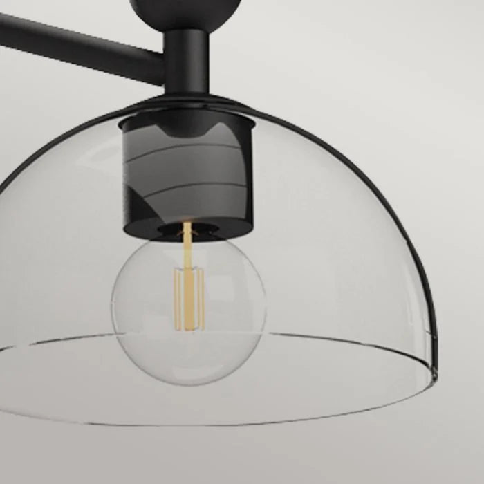 Alora Mood Jude 3-Light Chandelier in Brushed Gold & Matte Black - Elegant Dining Room & Bedroom Lighting Fixture