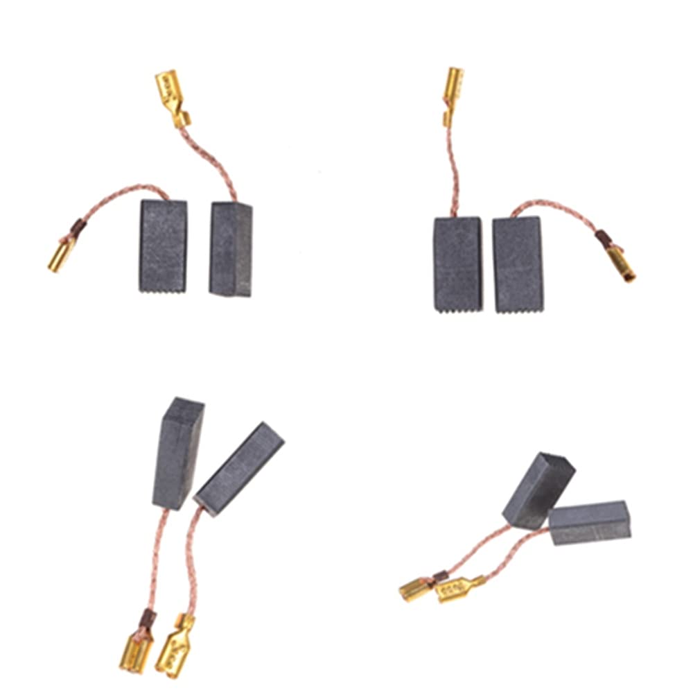 10Pcs Mini Drill Electric Grinder Replacement Carbon Brushes - Compatible with Electric Motors & Rotary Tools (15.85mm) - Perfect for DIY Repairs, Woodworking, and Metalworking Projects