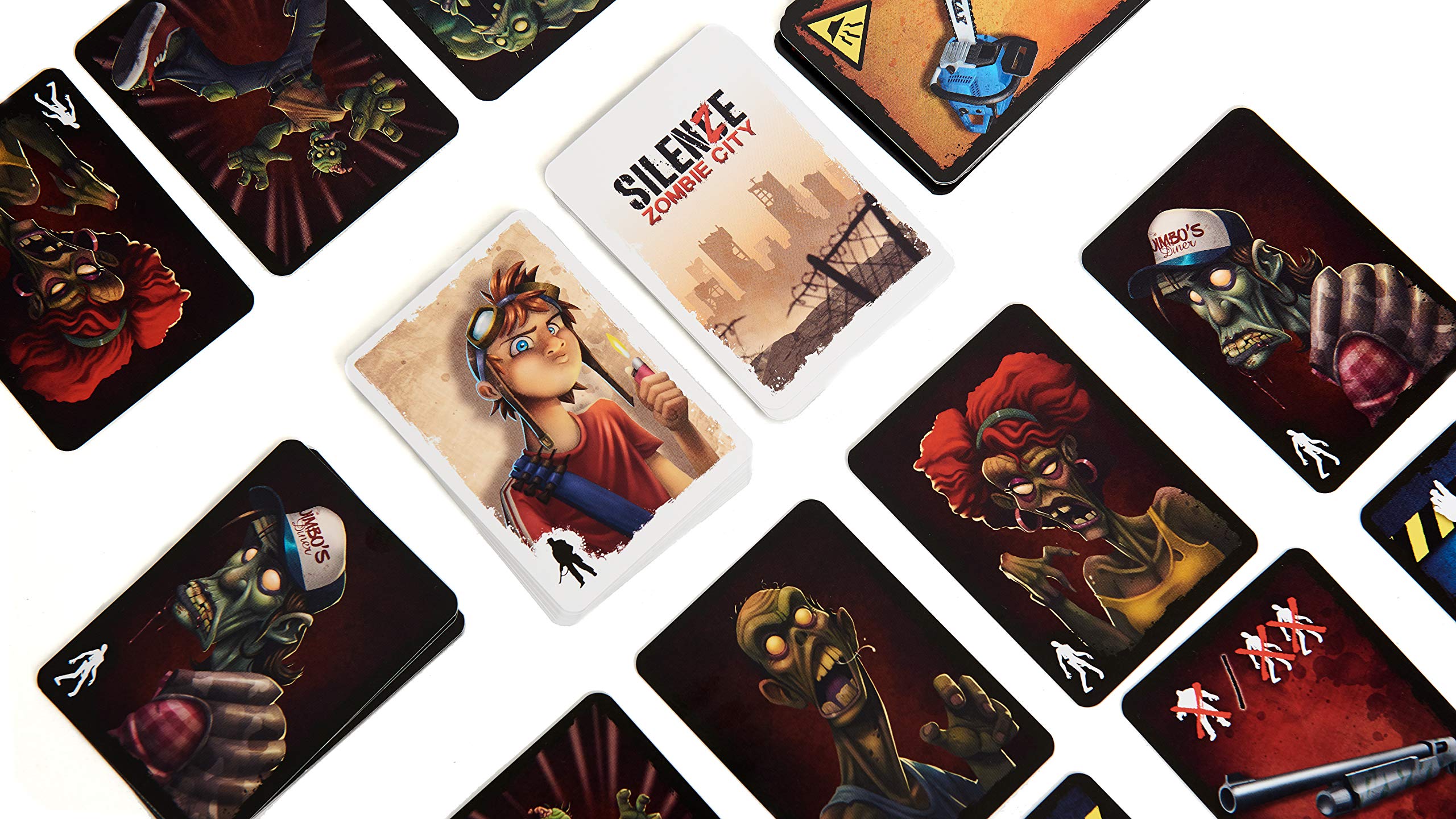 Tranjis Games SilenZe Zombie City Board Game (TRG-018zom) - Horror Survival Adventure