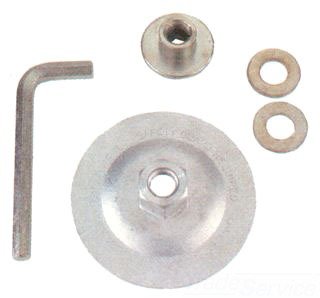 Depressed Center Flange Adaptor Set - Heavy Duty Wheel Grinder Accessories for Metalworking & Welding Projects