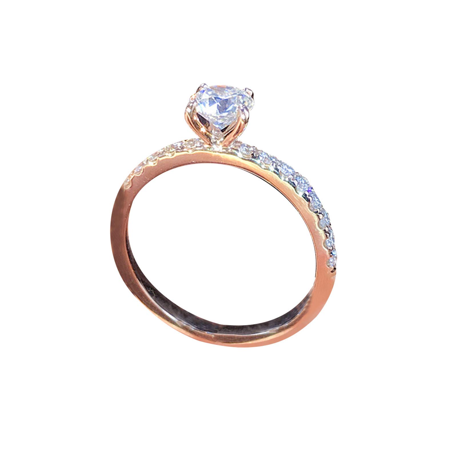 URIBAKE Fashion Rings for Women - Elegant Couple Rings, Romantic Bridal Wedding Jewelry Set, Perfect Engagement & Anniversary Gift for Her - Ideal for Proposals, Weddings, Valentine's Day & Special Occasions