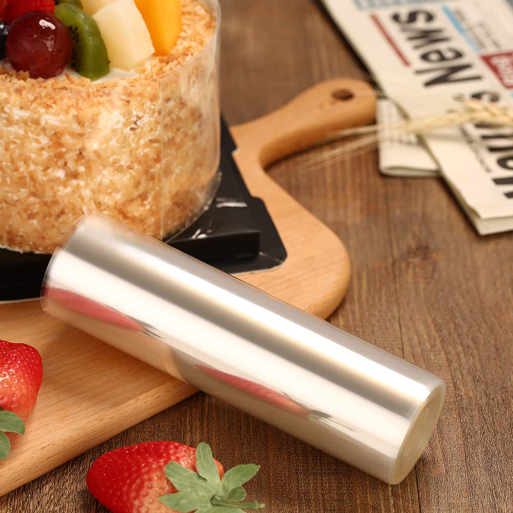 6.3x394 Inch Cake Collars - Premium Acetate Sheets for Mousse Cake Decorating, Chocolate Mousse Baking - Perfect for Home Bakers & Professional Chefs