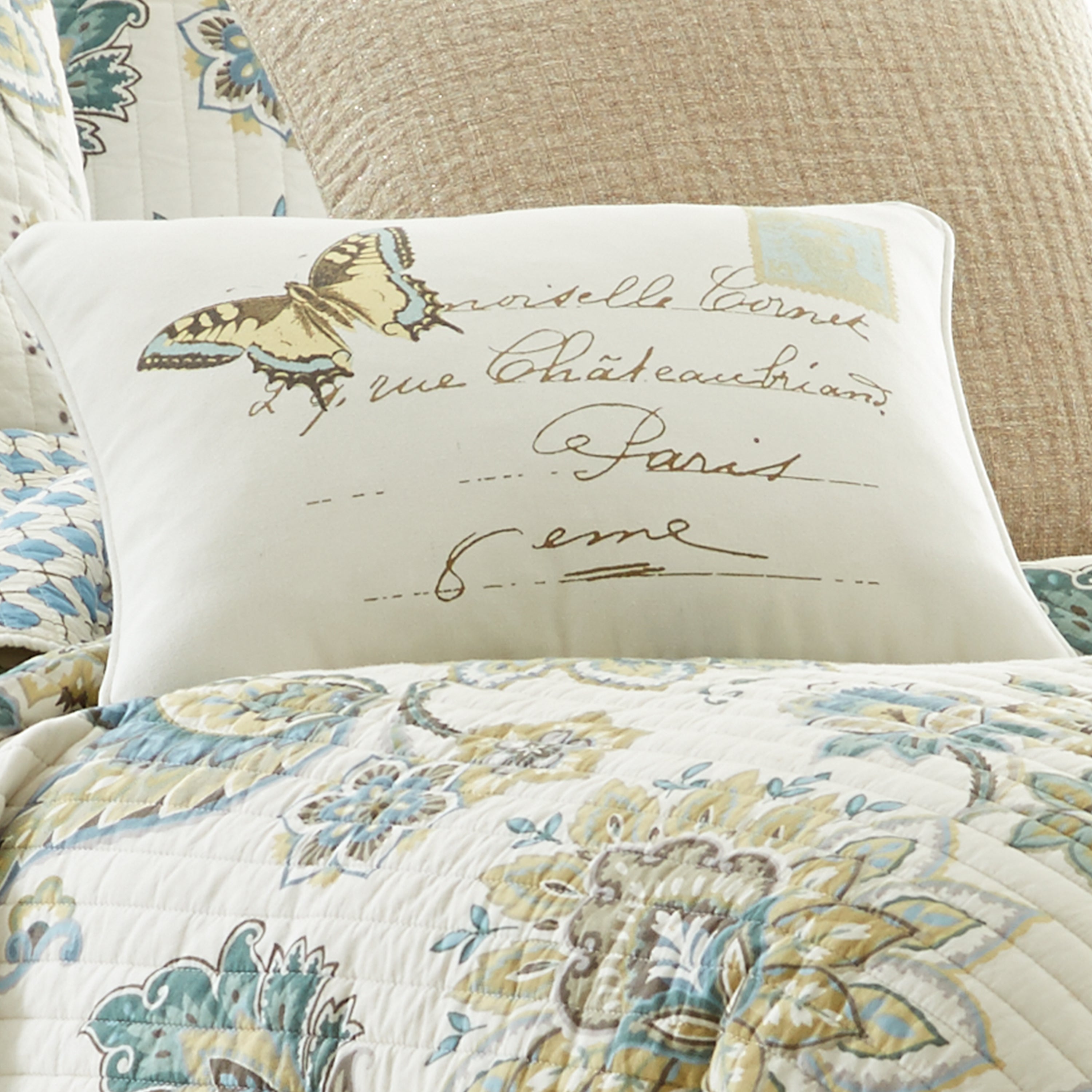 Palladium Butterfly Pillow - Ultra Soft Comfort Pillow for Side Sleepers, Neck Pain Relief, Luxury Bedding - Perfect for Home, Office & Travel Use
