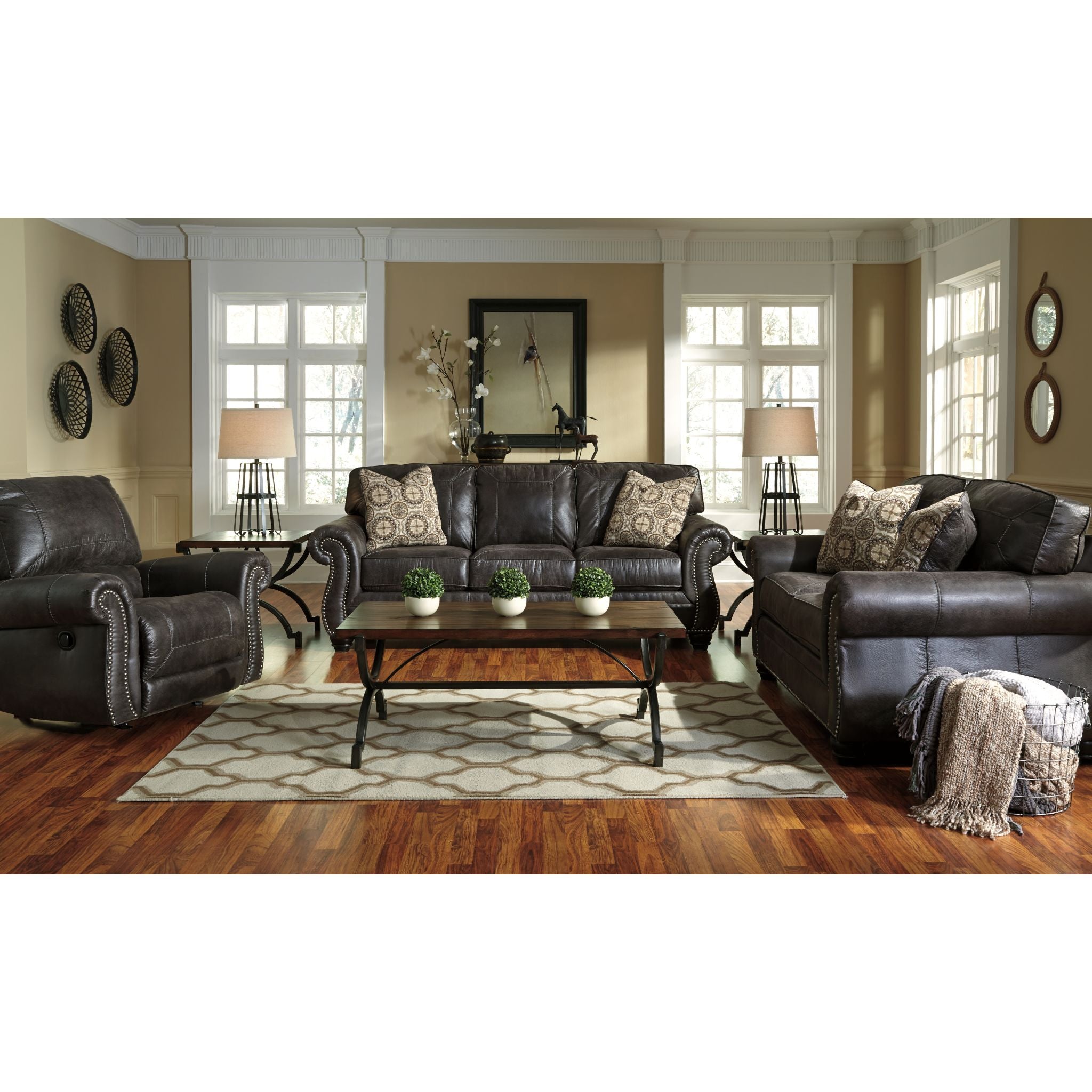 Breville Queen Sofa Sleeper with Memory Foam Mattress - Charcoal Gray | Convertible Couch Bed for Small Spaces, Guest Room & Apartment Living | Comfortable & Space-Saving Furniture