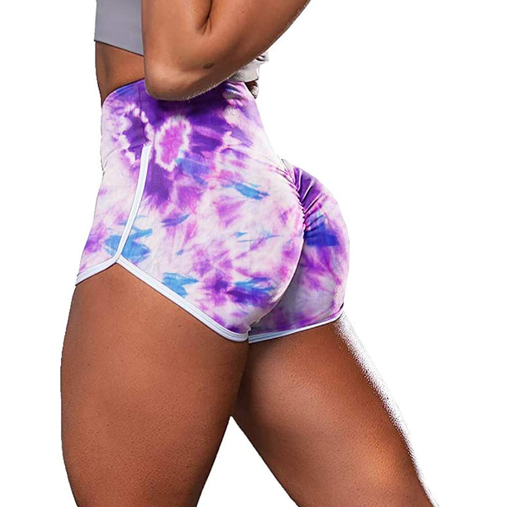 ZEFOTIM Women's High Waisted Scrunch Butt Lifting Workout Shorts - Gym Yoga Running Sports Leggings for Women - Perfect for Training, Fitness & Lounge Wear