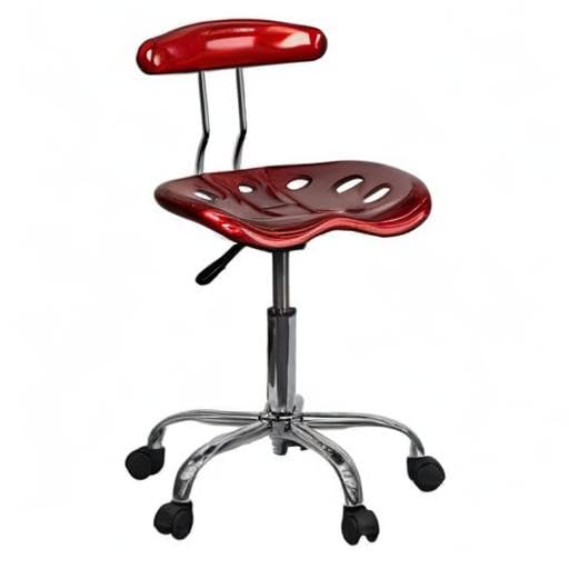Ergonomic UrbanPro Computer Office Swivel Chair - Adjustable Height & Lumbar Support - Wine Red Executive Desk Chair for Home & Office Workspace - Perfect for Gaming, Studying & Remote Work