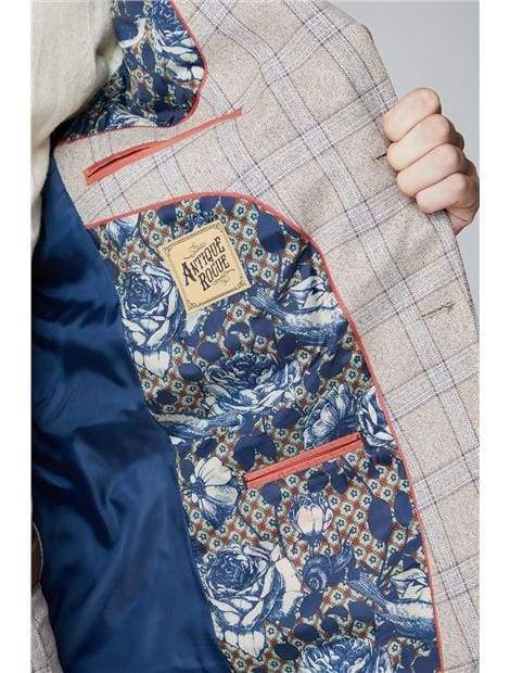 Vintage Rogue Saint Cream Check Tweed Jacket - Classic Wool Blazer for Women - Perfect for Office, Dinner Dates & Fall Fashion