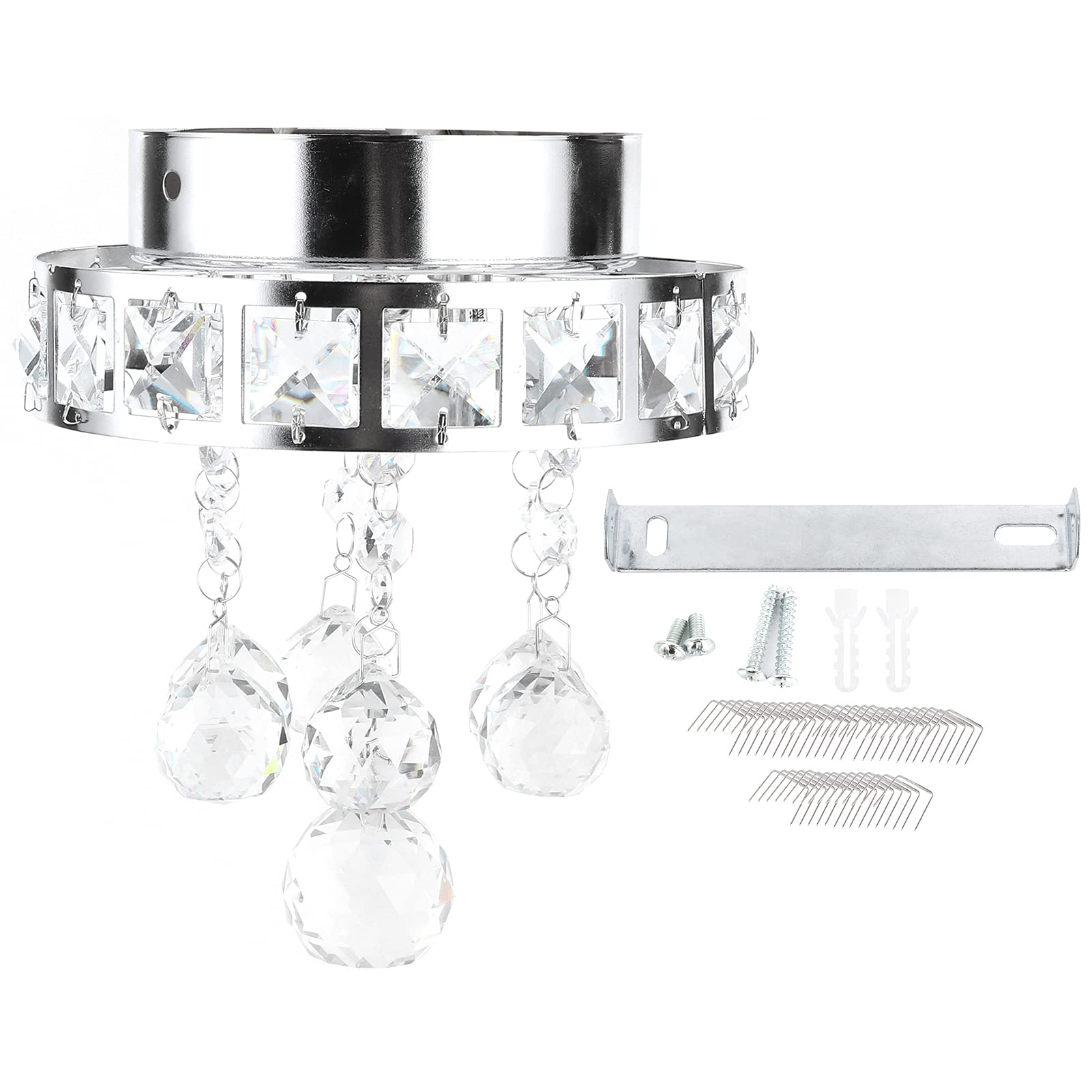 Yaosh 12V G4 Crystal Ceiling Light - Modern Indoor LED Lighting Fixture for Living Room, Dining Room, Bedroom & Home Decor | Energy-Efficient Accent Lighting for Hallways, Entryways and Interior Spaces