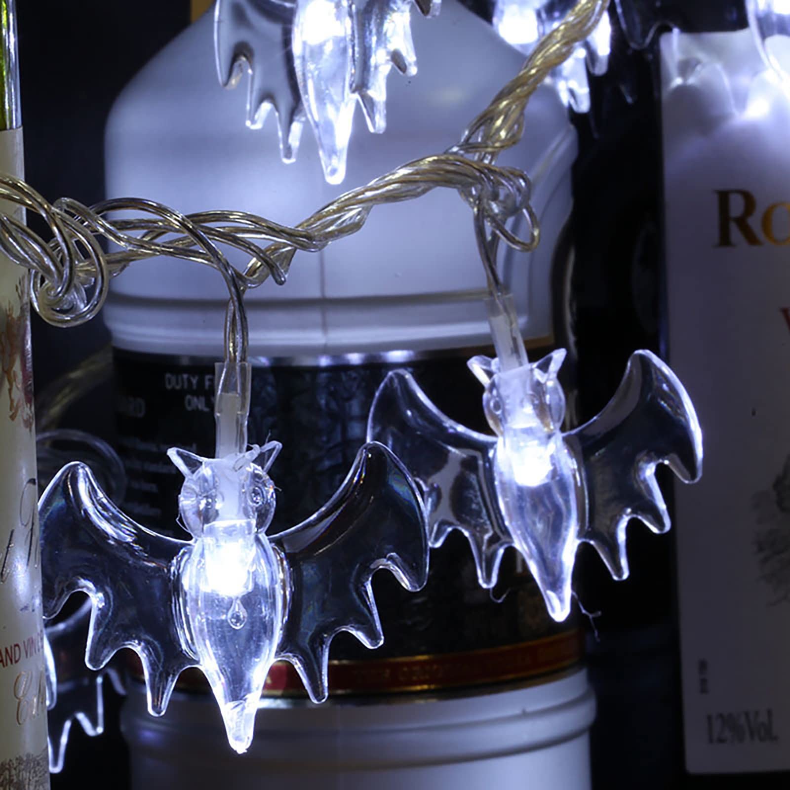 LED Lights for Indoor Outdoor Decor - Battery Operated Fairy Ghost Lights for Halloween, Christmas, Party, Wedding, Garden, Yard, Patio, Porch, Bedroom Decorations