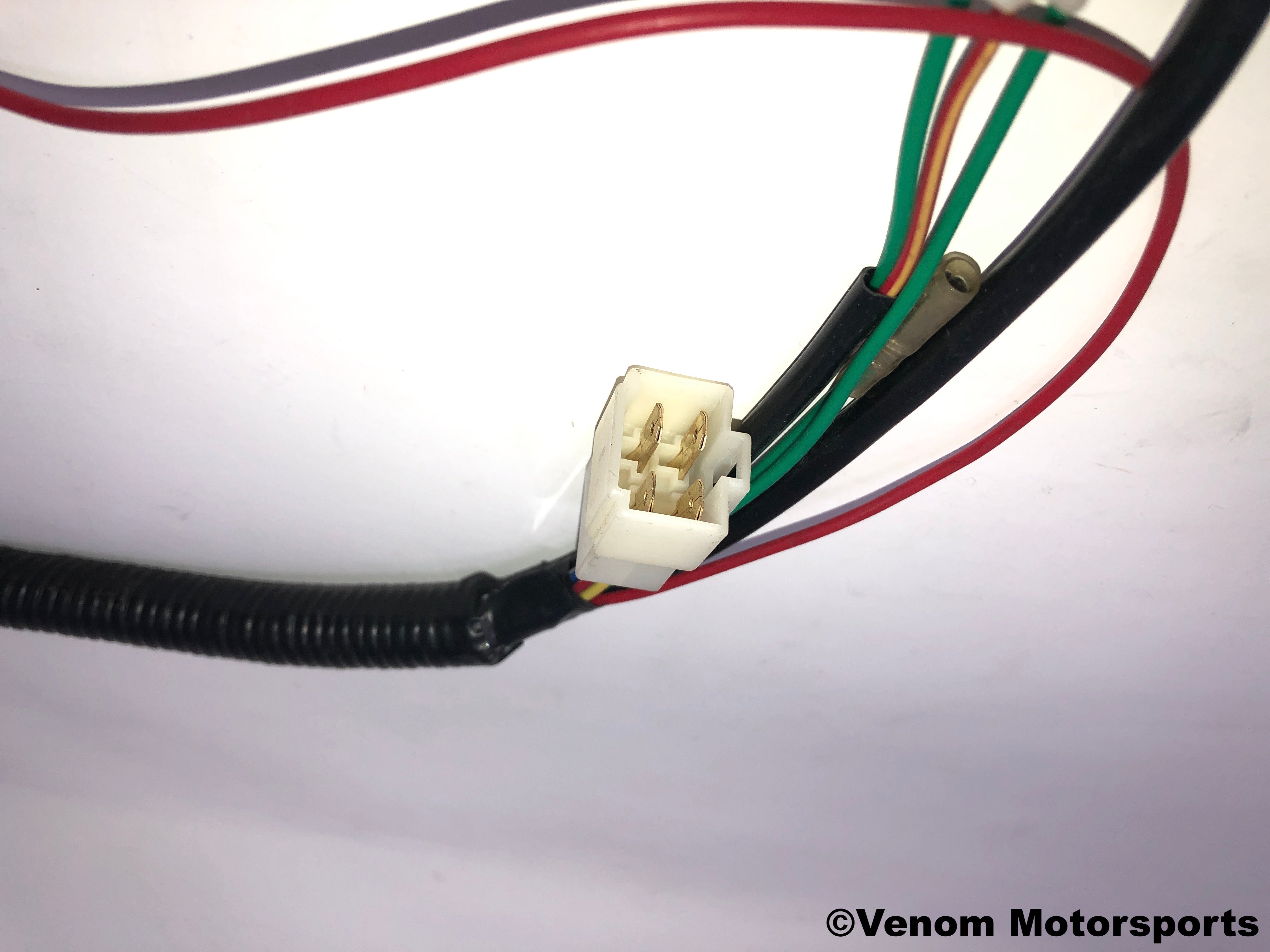 Venom 50cc Fatboy Replacement Wiring Harness - Compatible with 50cc Scooters & ATVs - Perfect for DIY Repairs & Maintenance