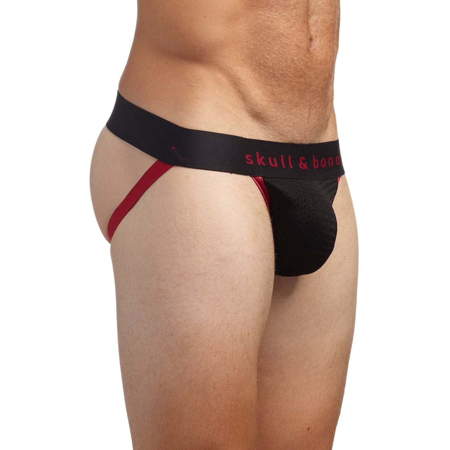 Performance Mesh Jock Strap for Men - Breathable Black Athletic Support Underwear for Workout, Running & Sports