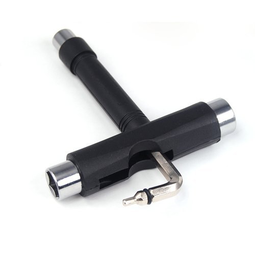 All in One Skateboard Tool - Multi-Function Portable T/Y Tool for Penny Board & Longboard Maintenance | Perfect for On-the-Go Skateboard Repairs & Adjustments